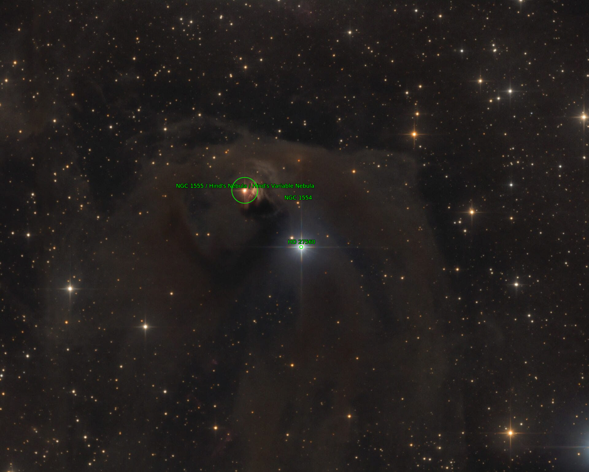 Sternkarten-Overlay (Astrometry.net)