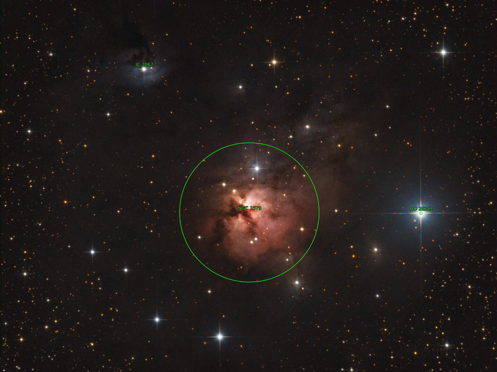 Sternkarten-Overlay (Astrometry.net)