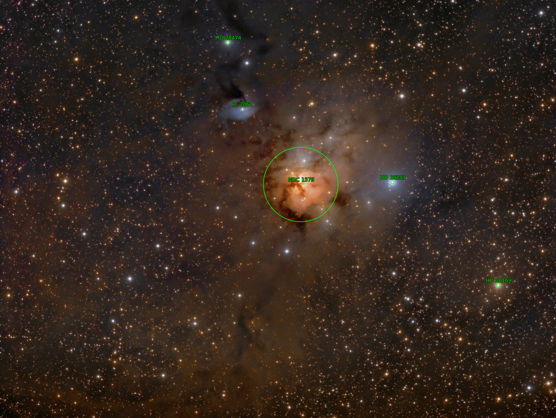 Sternkarten-Overlay (Astrometry.net)
