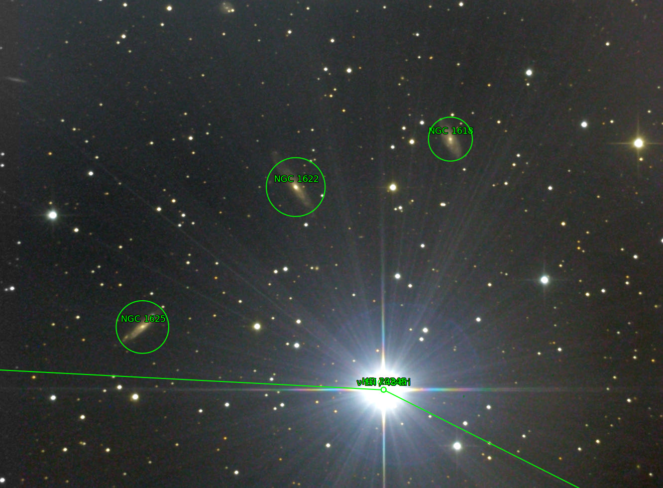 Sternkarten-Overlay (Astrometry.net)