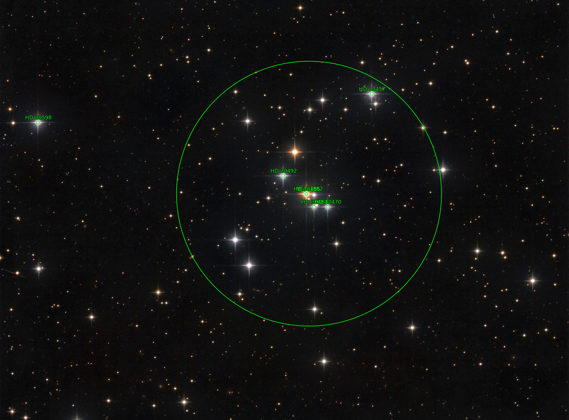 Sternkarten-Overlay (Astrometry.net)