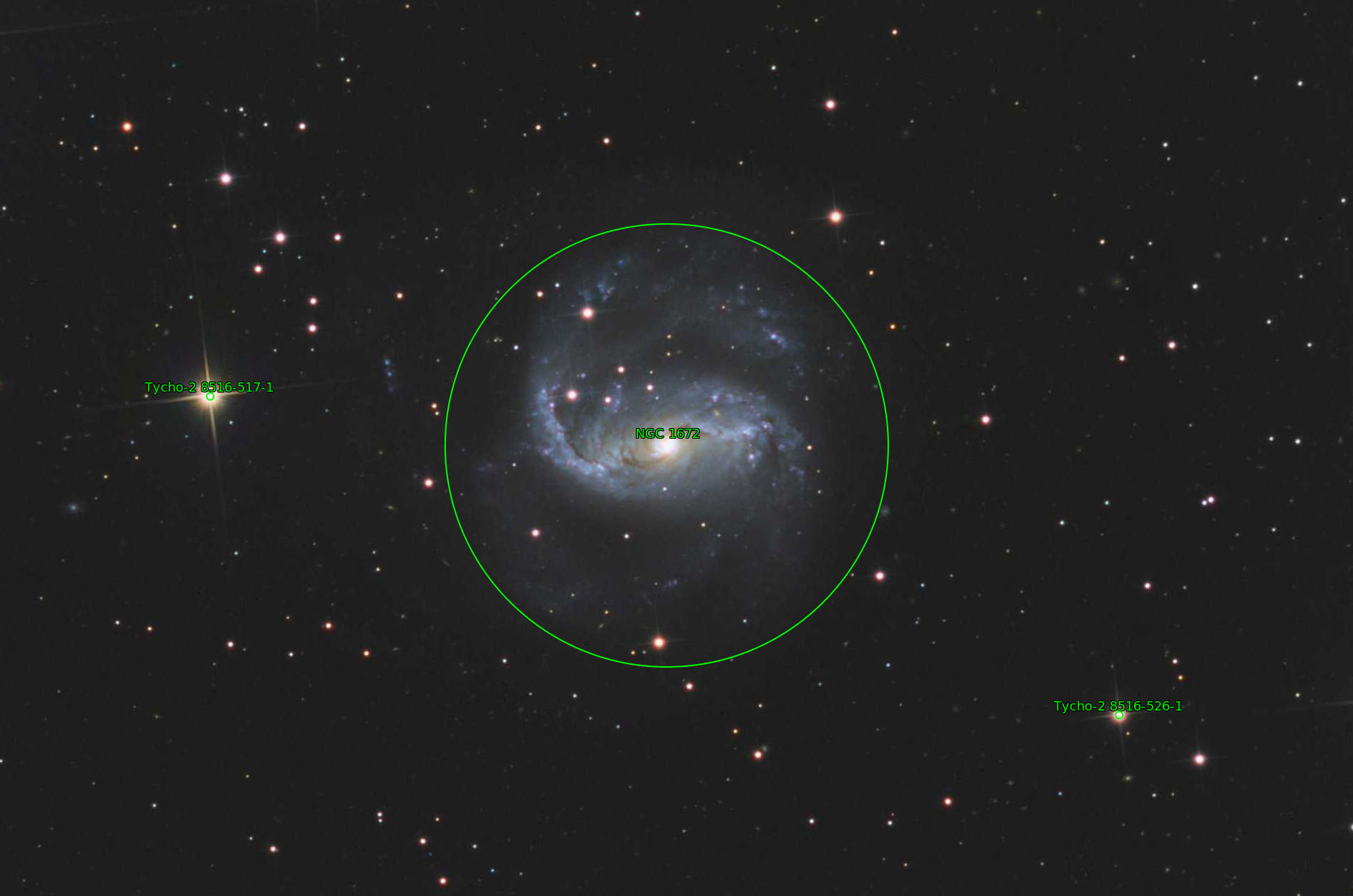 Sternkarten-Overlay (Astrometry.net)