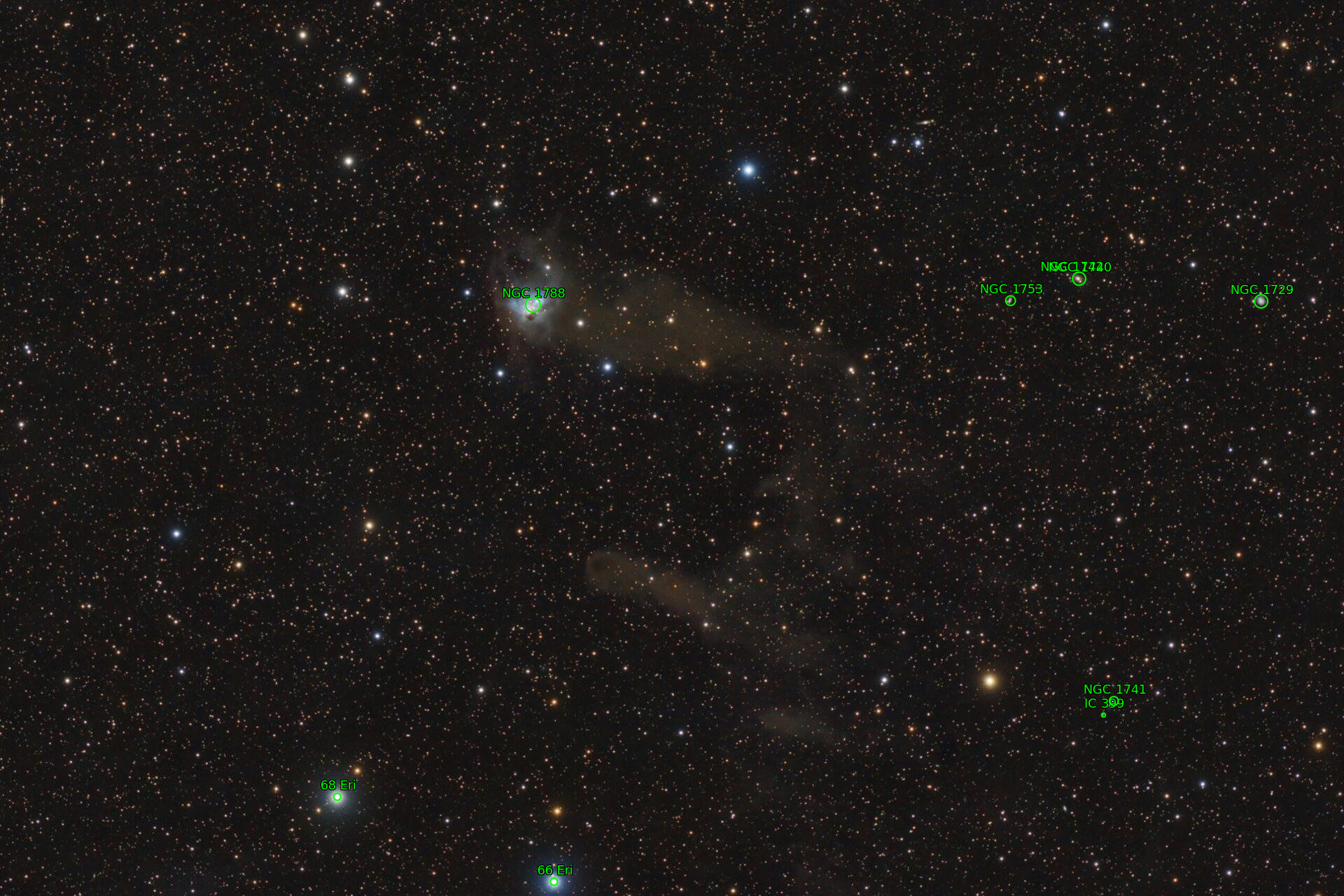 Sternkarten-Overlay (Astrometry.net)