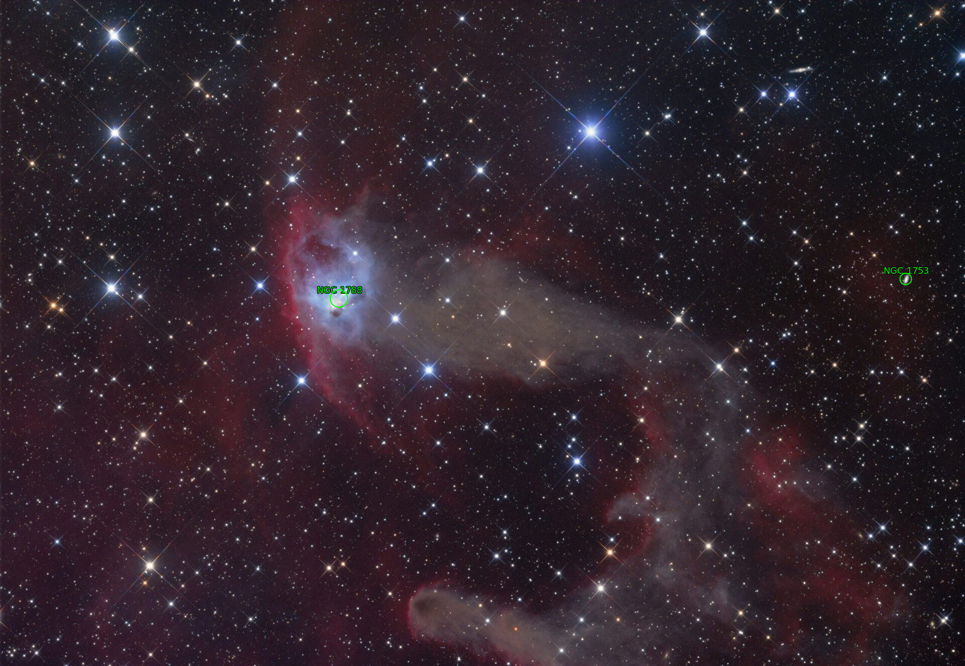 Sternkarten-Overlay (Astrometry.net)