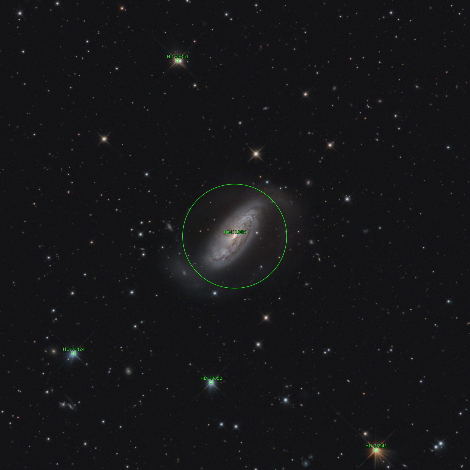 Sternkarten-Overlay (Astrometry.net)