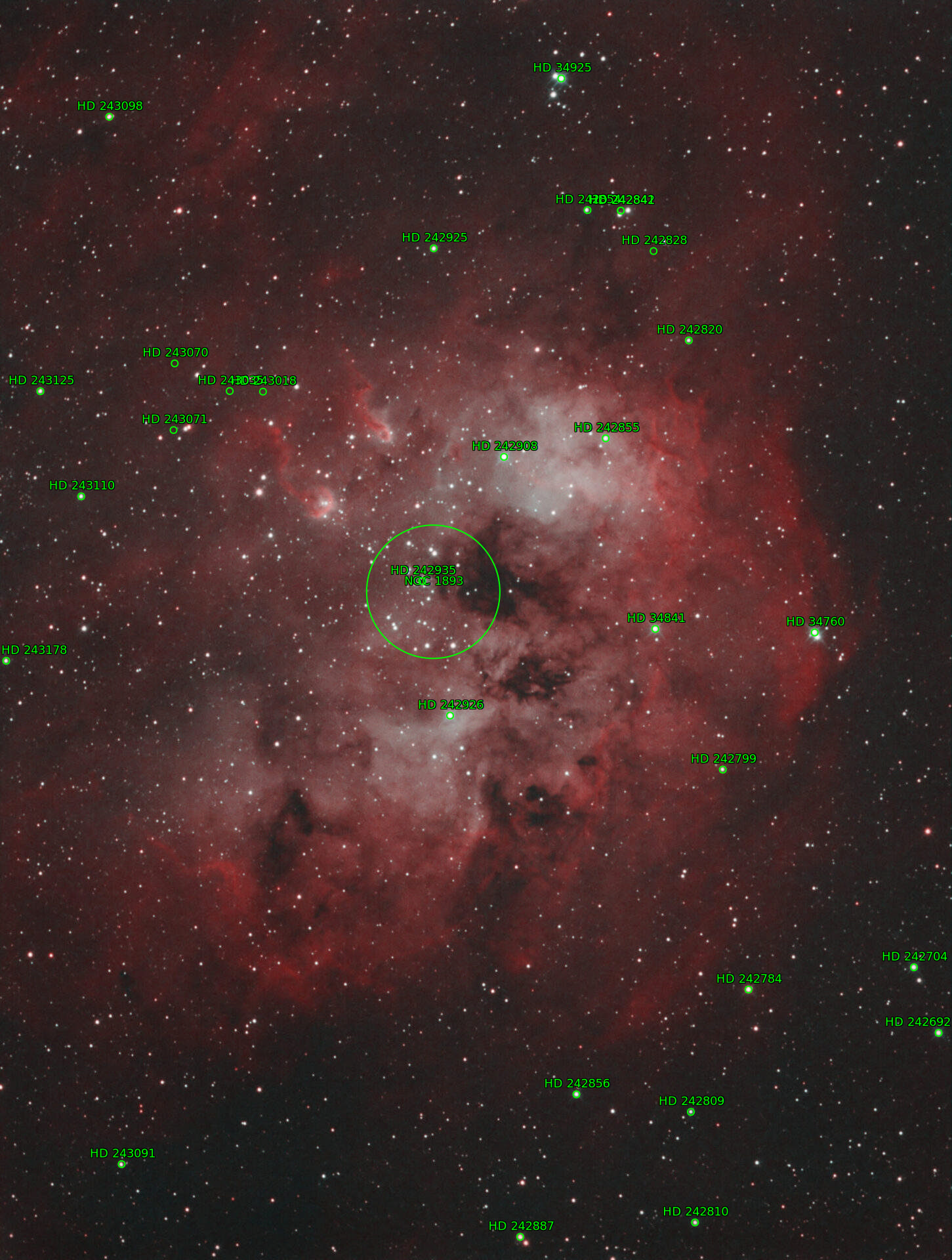 Sternkarten-Overlay (Astrometry.net)