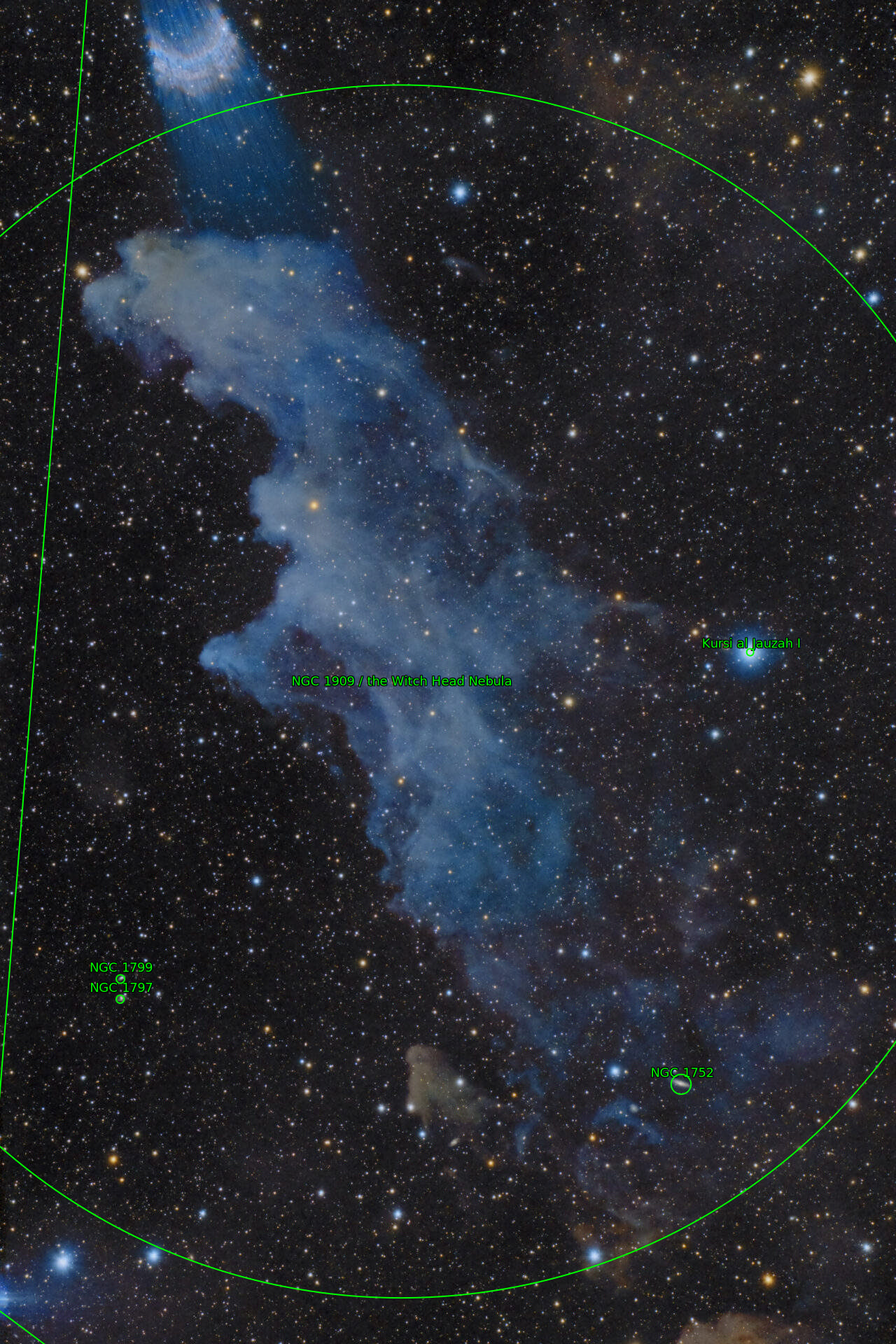 Sternkarten-Overlay (Astrometry.net)