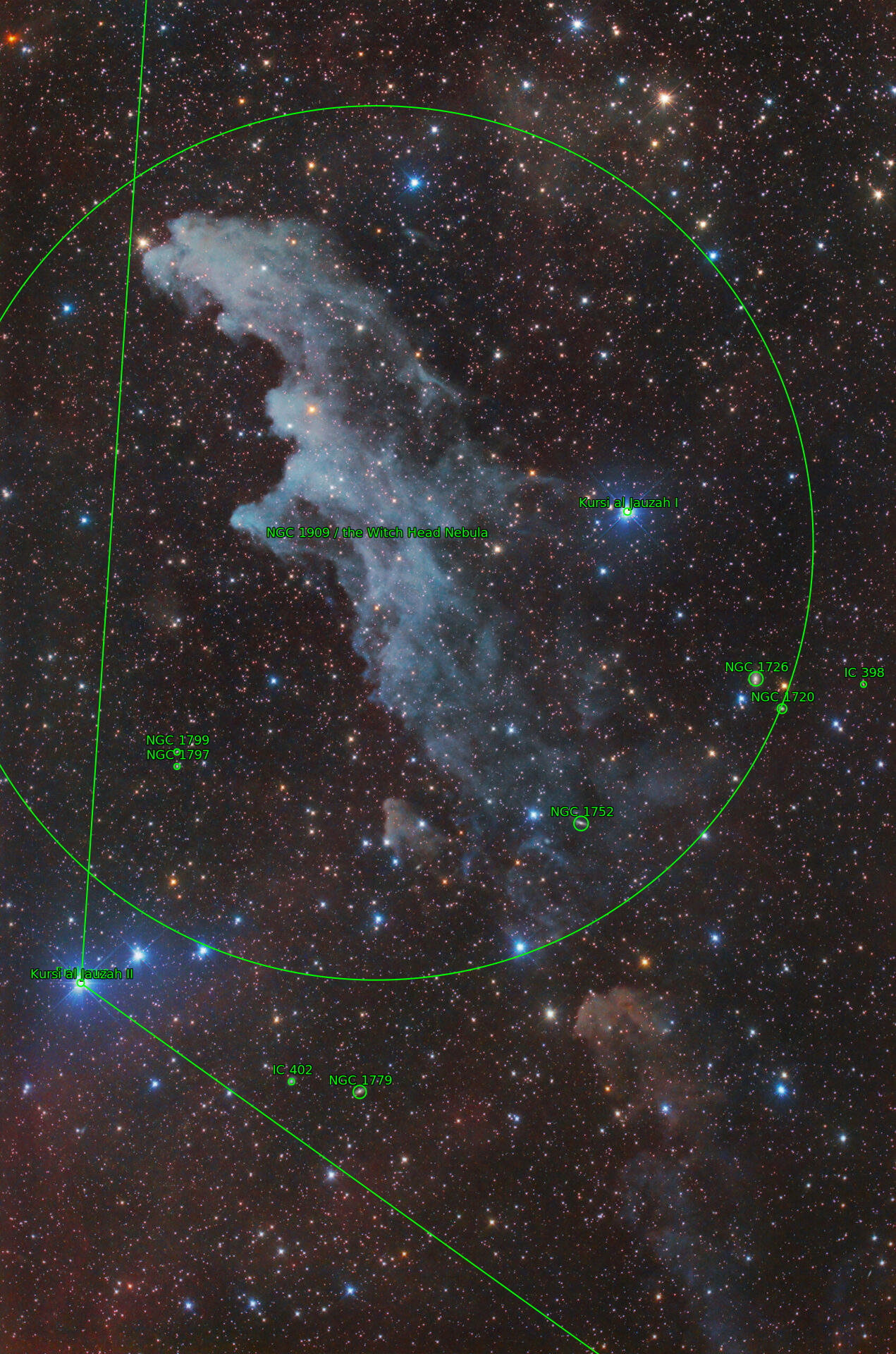 Sternkarten-Overlay (Astrometry.net)