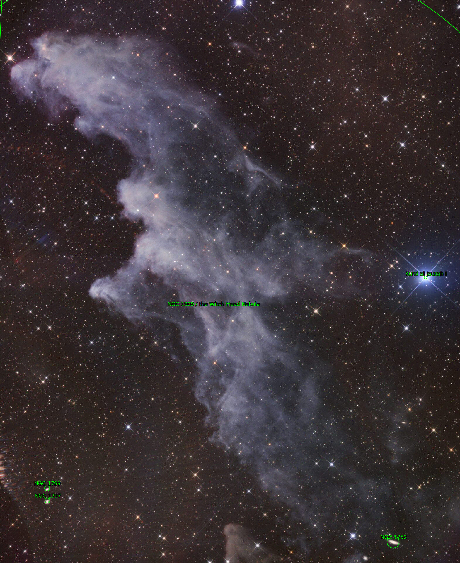 Sternkarten-Overlay (Astrometry.net)