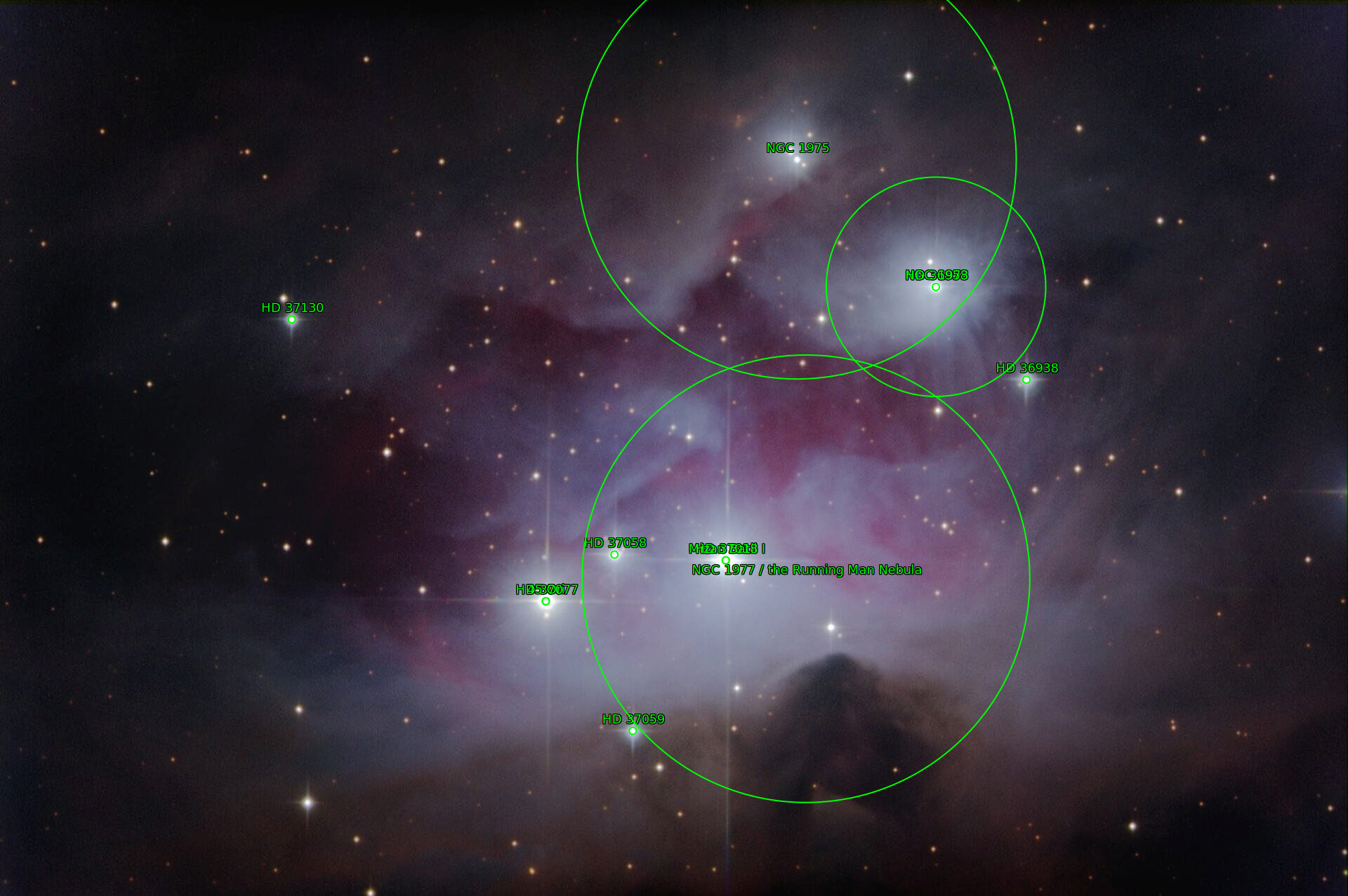 Sternkarten-Overlay (Astrometry.net)