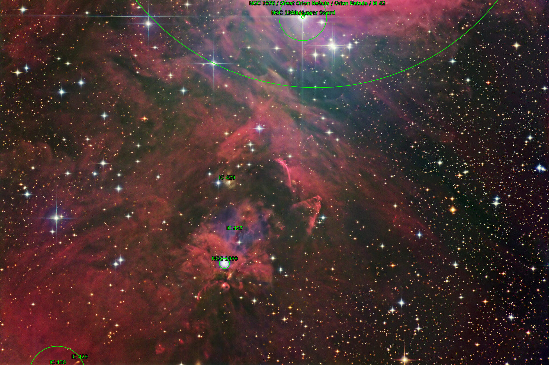 Sternkarten-Overlay (Astrometry.net)