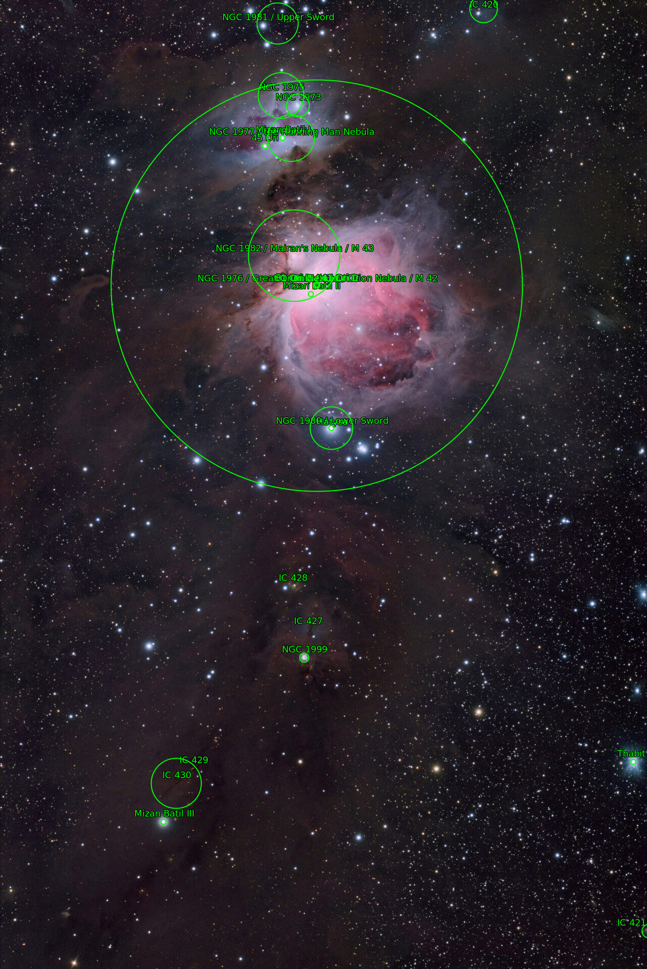 Sternkarten-Overlay (Astrometry.net)