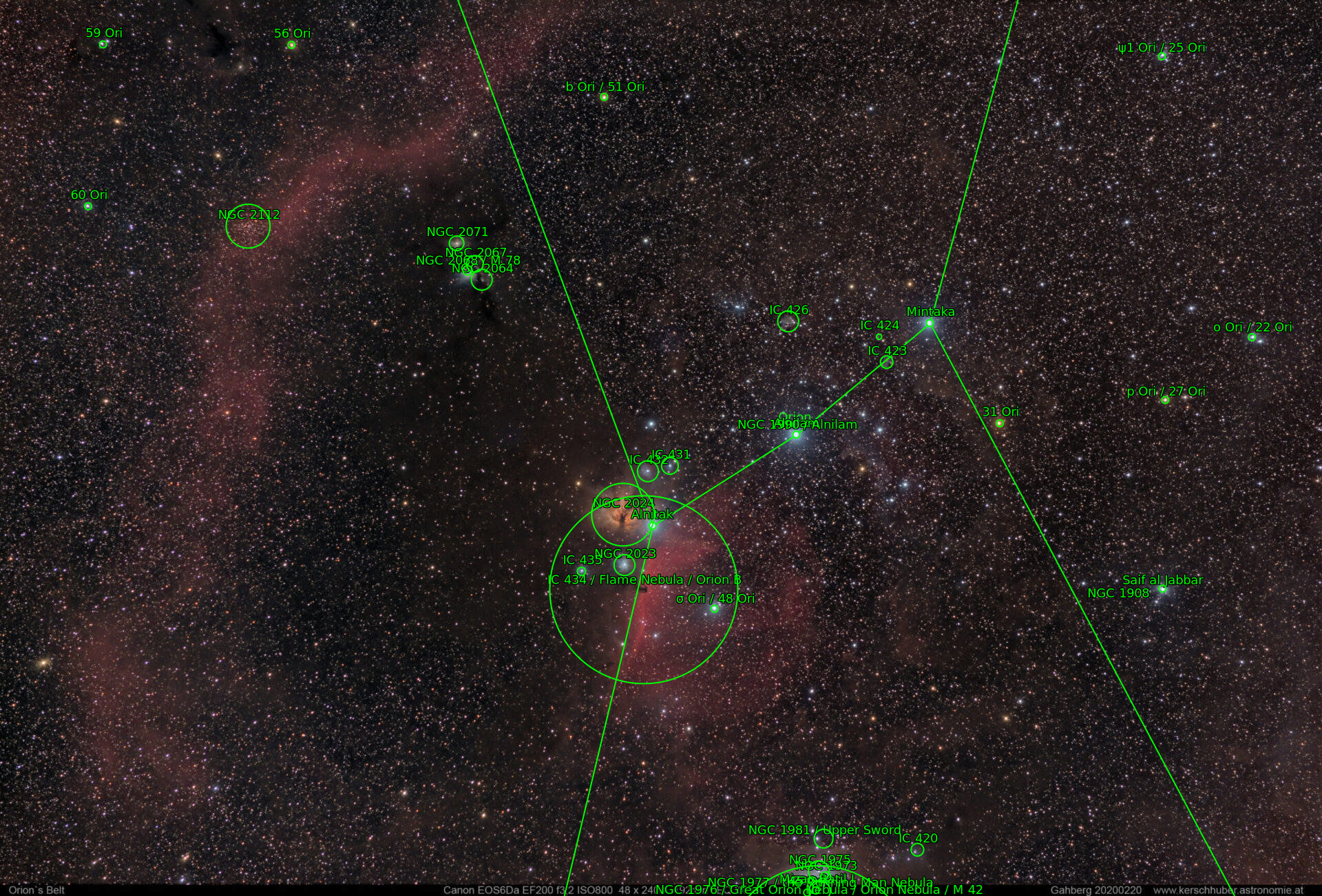Sternkarten-Overlay (Astrometry.net)