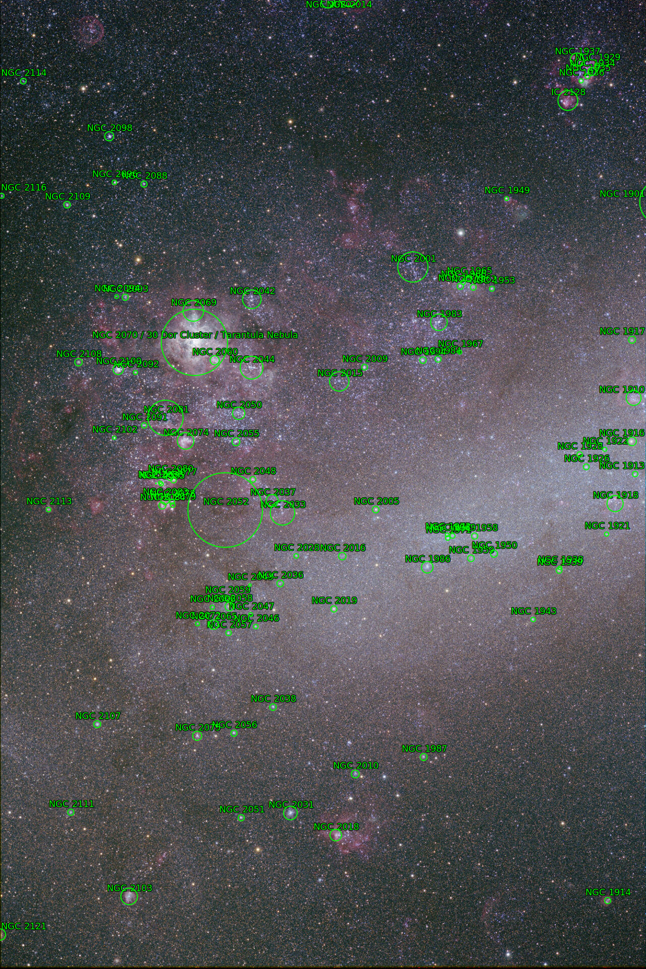 Sternkarten-Overlay (Astrometry.net)