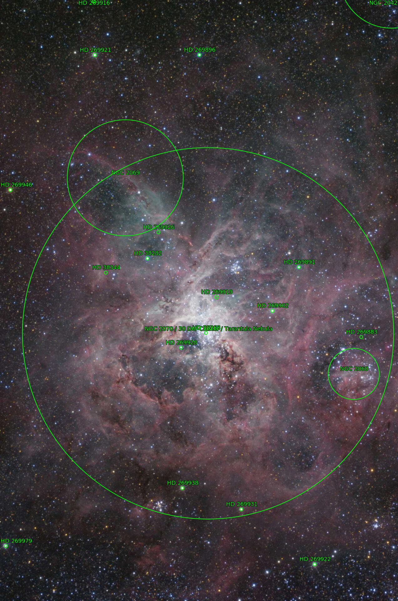 Sternkarten-Overlay (Astrometry.net)