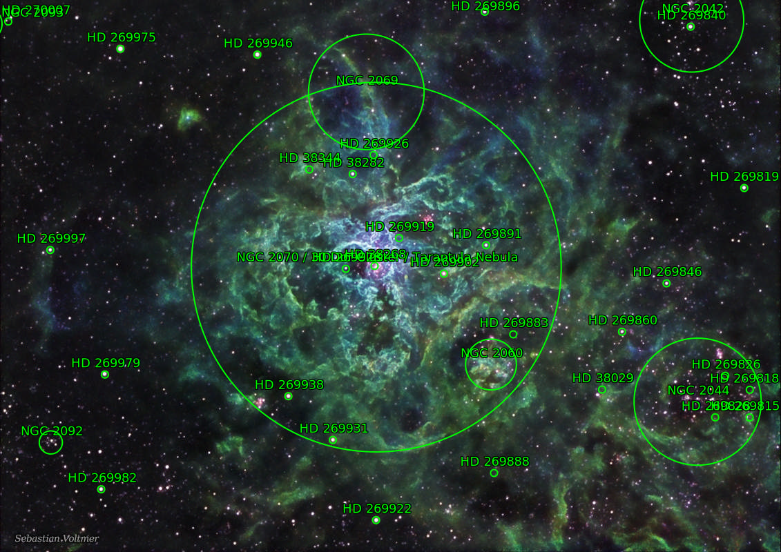 Sternkarten-Overlay (Astrometry.net)