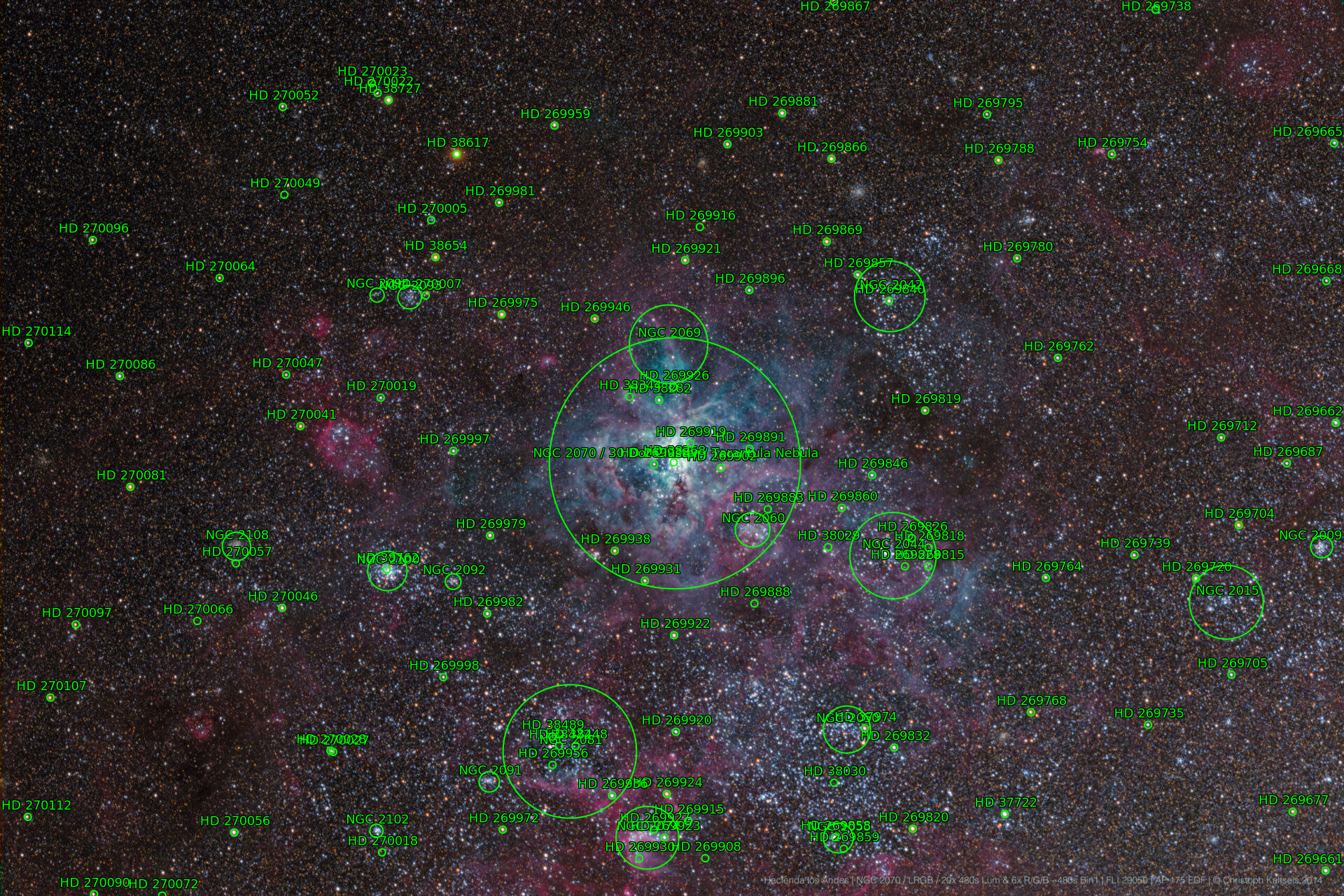 Sternkarten-Overlay (Astrometry.net)