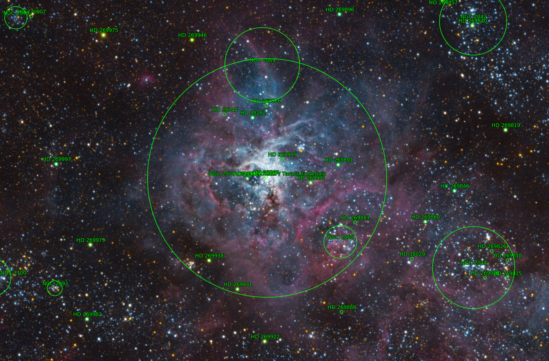 Sternkarten-Overlay (Astrometry.net)