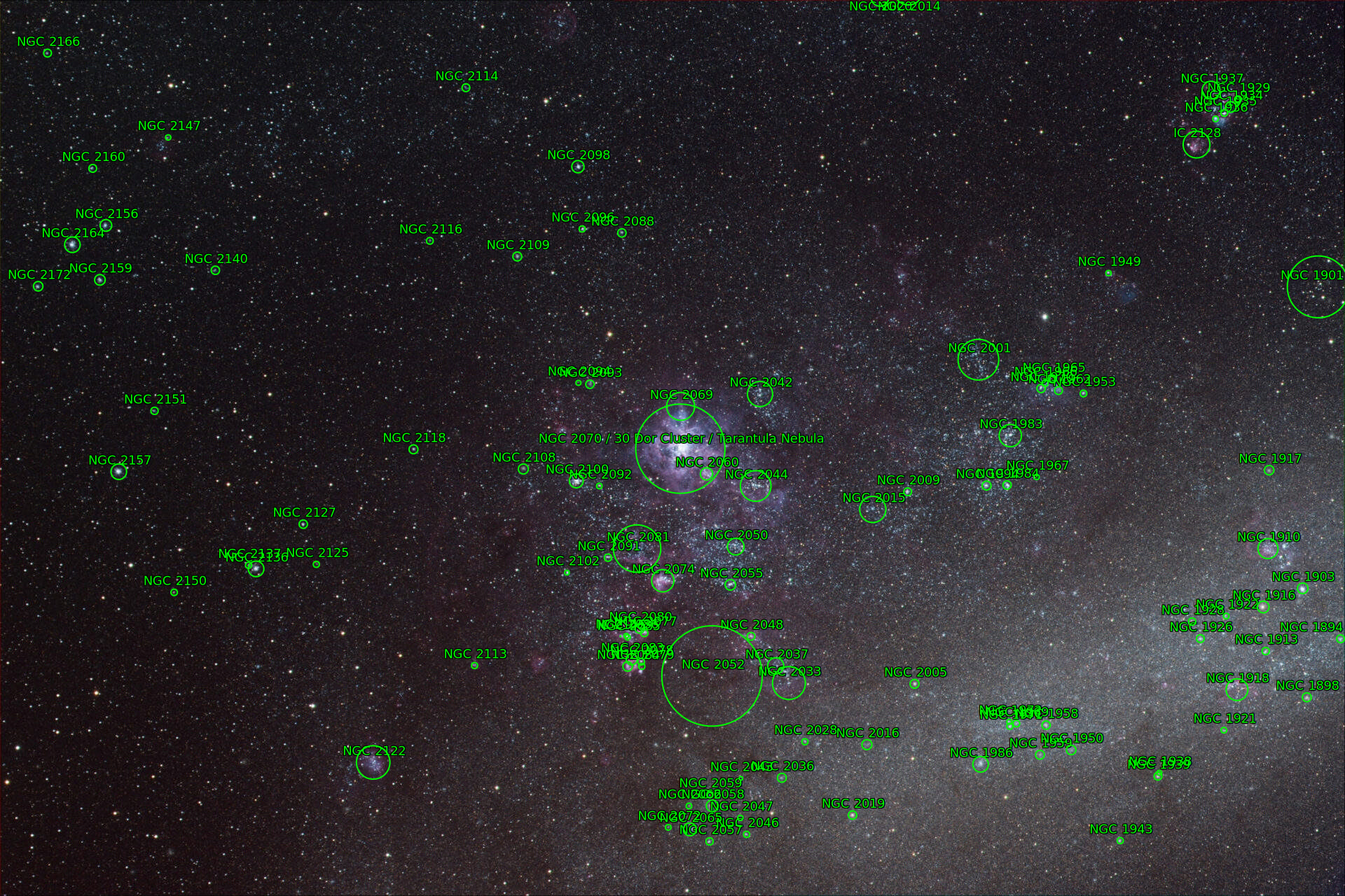 Sternkarten-Overlay (Astrometry.net)