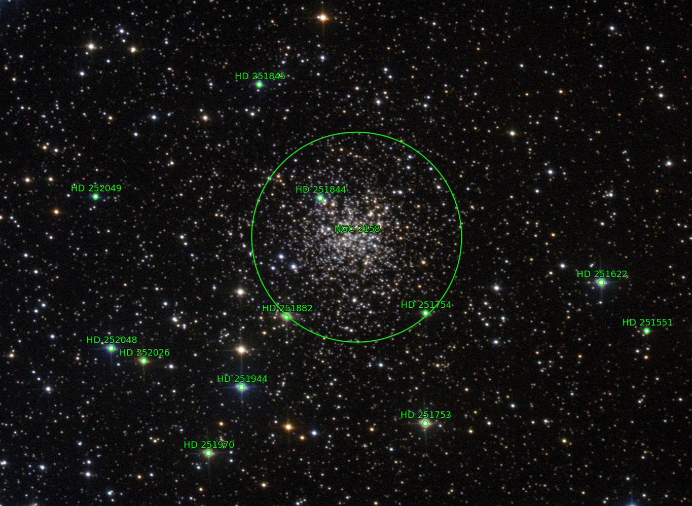 Sternkarten-Overlay (Astrometry.net)