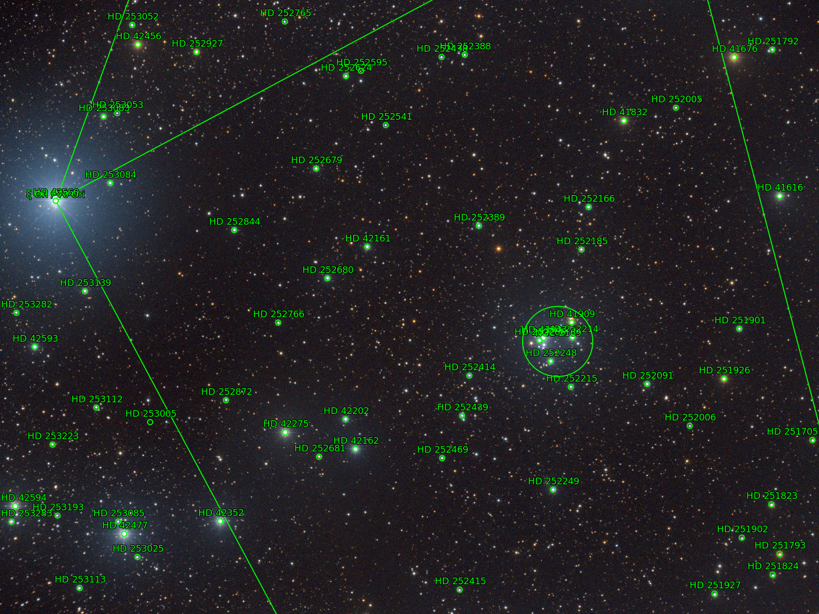 Sternkarten-Overlay (Astrometry.net)