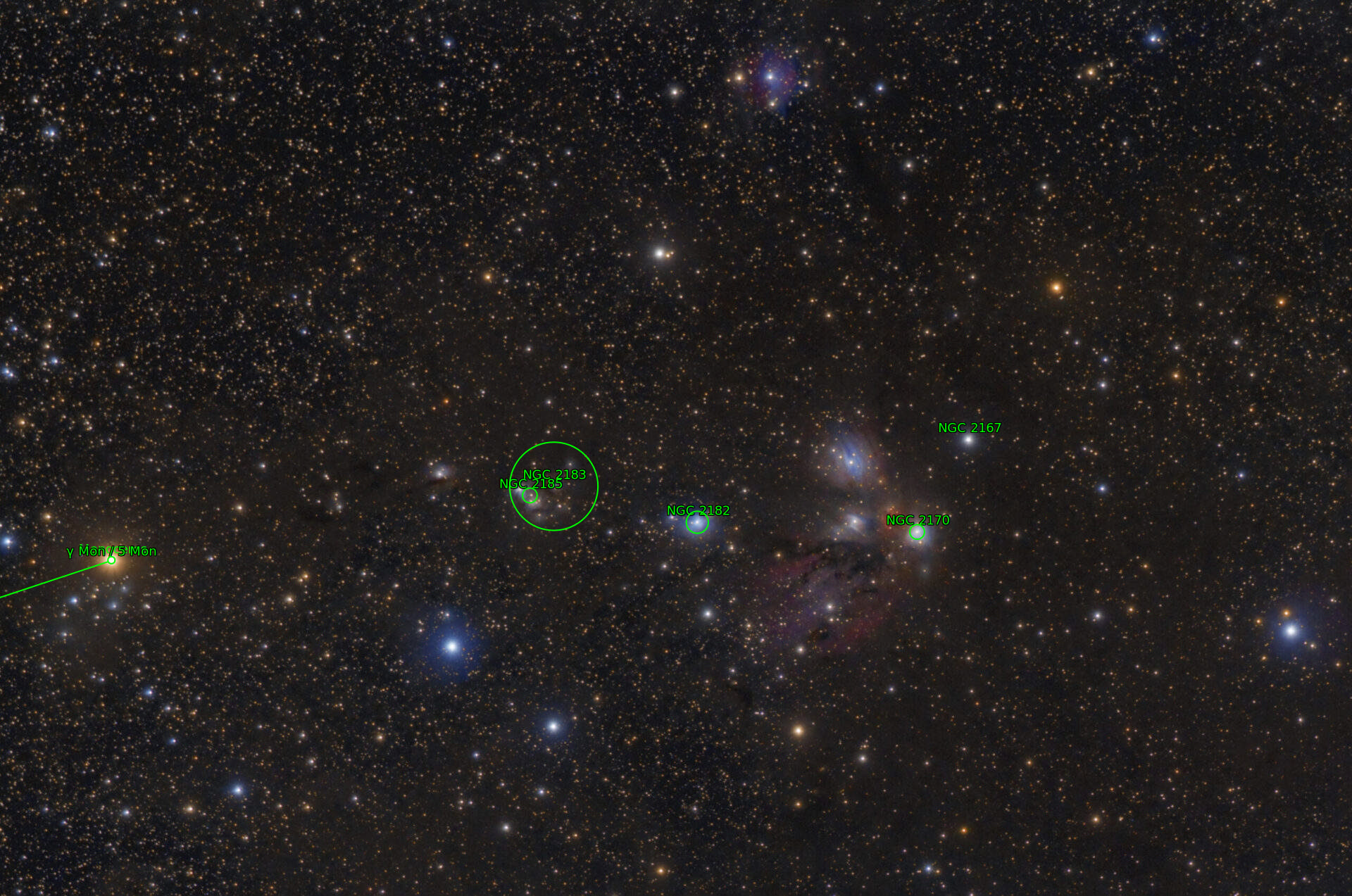 Sternkarten-Overlay (Astrometry.net)