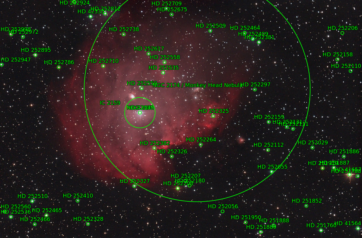 Sternkarten-Overlay (Astrometry.net)