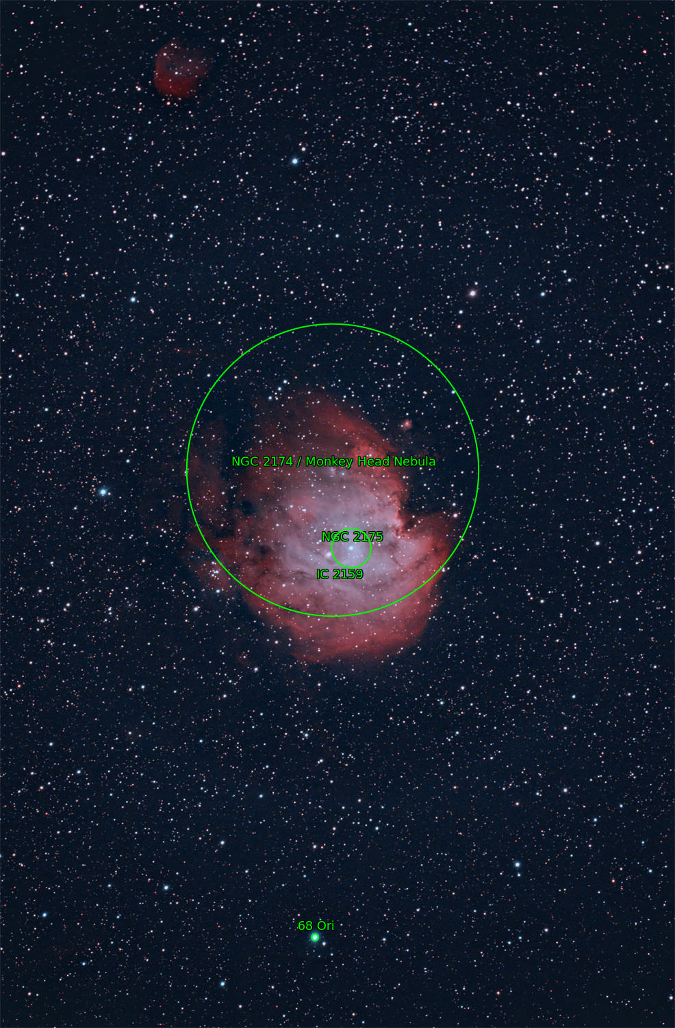 Sternkarten-Overlay (Astrometry.net)