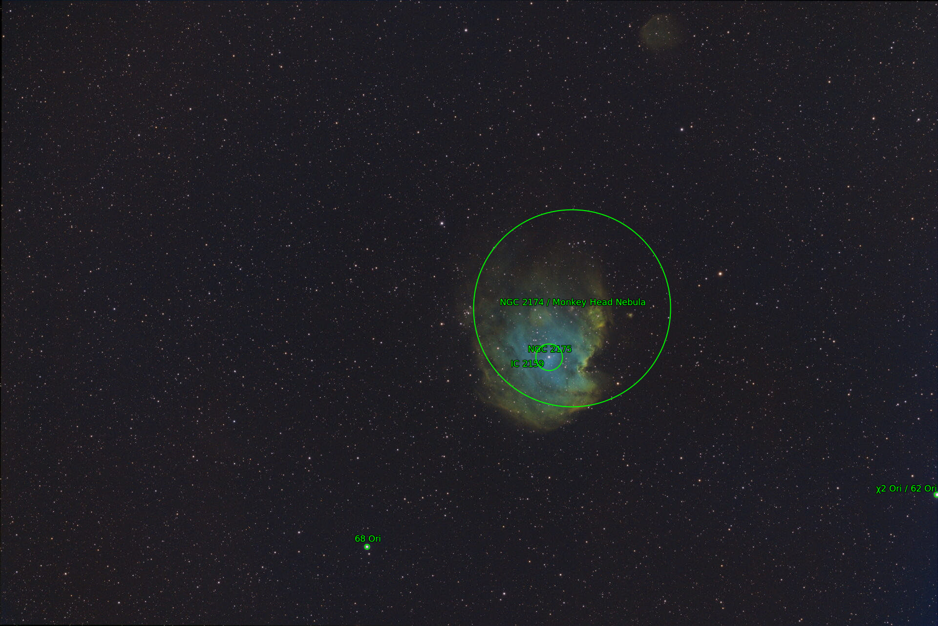 Sternkarten-Overlay (Astrometry.net)