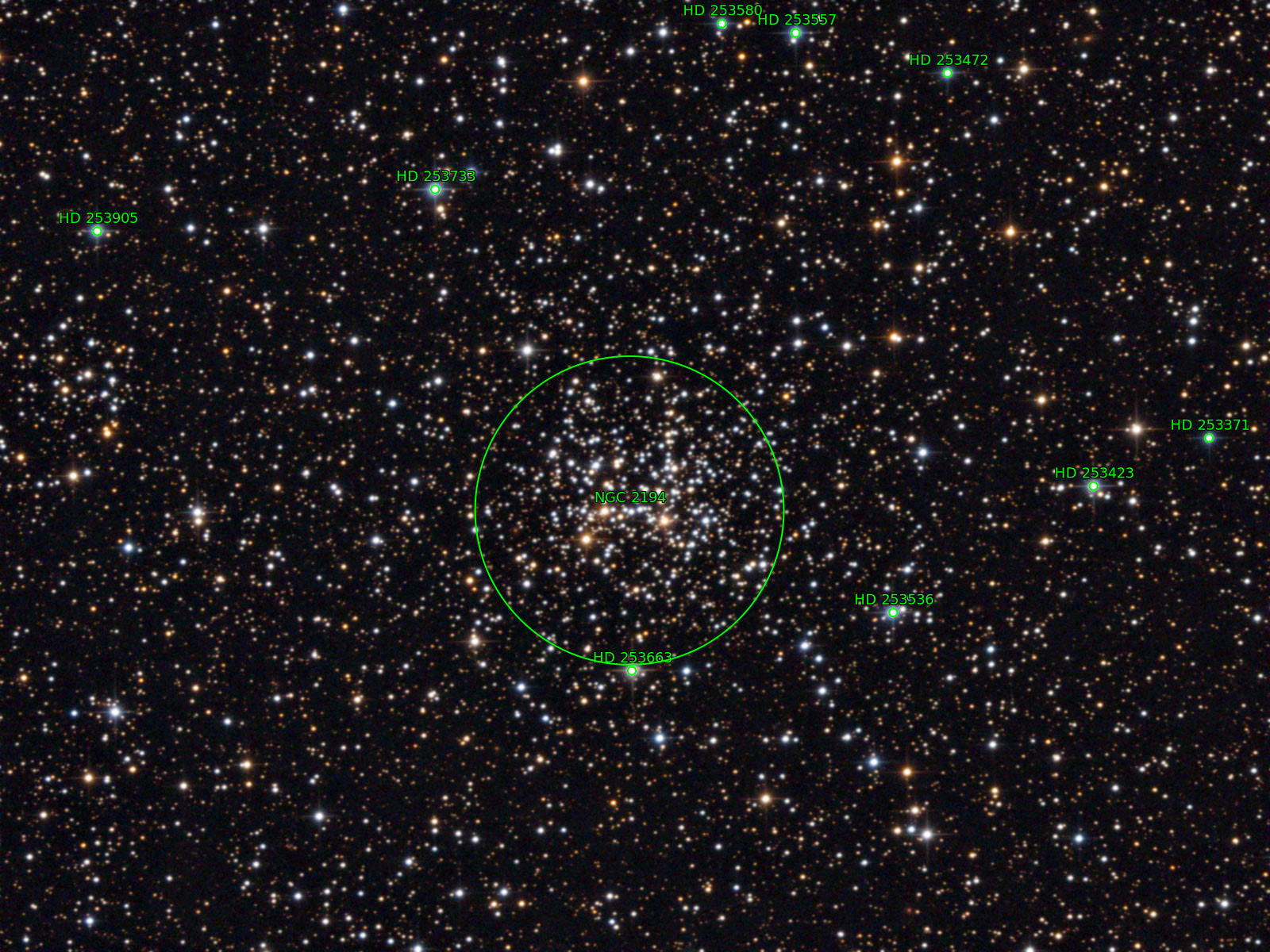 Sternkarten-Overlay (Astrometry.net)