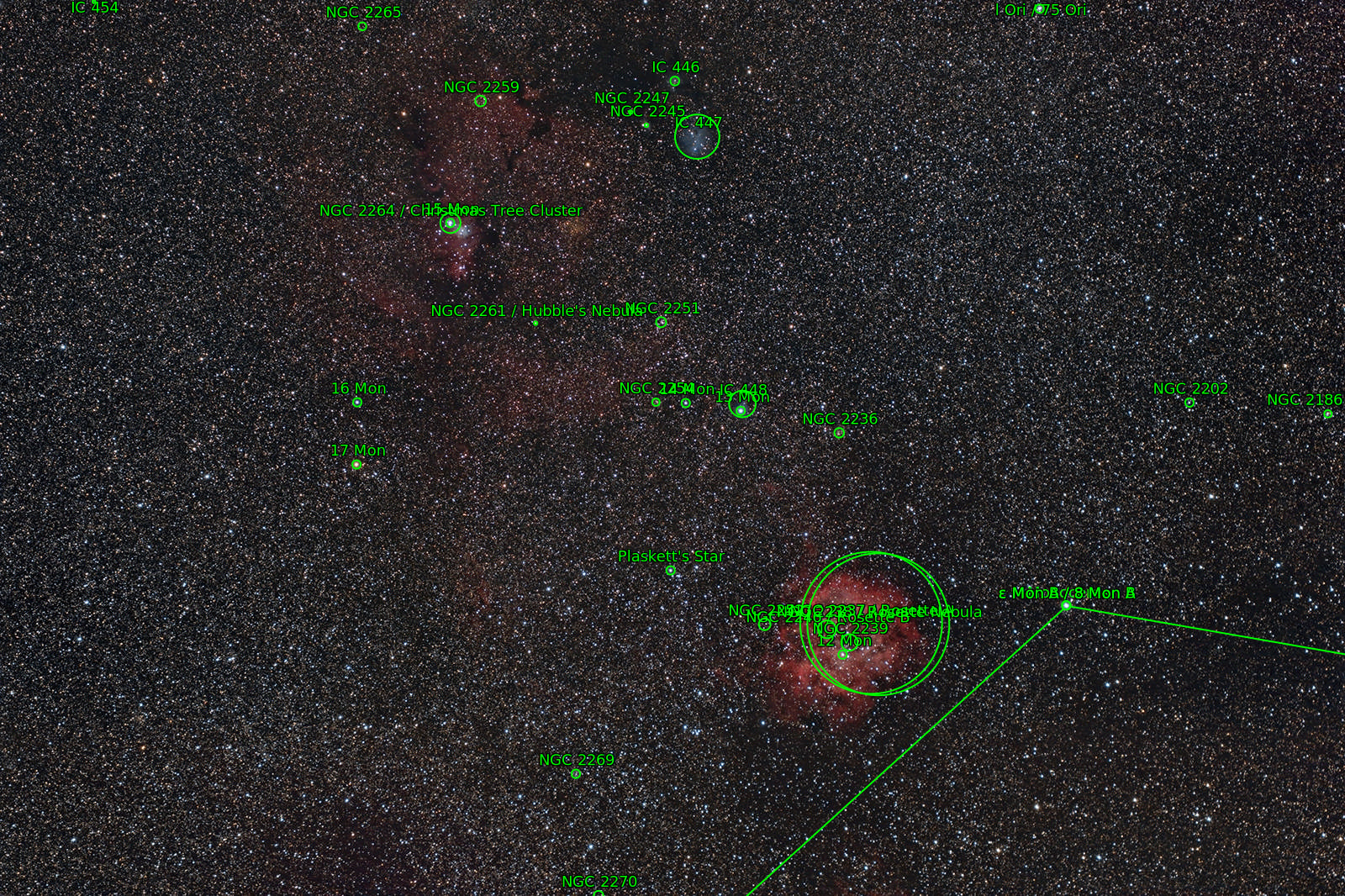 Sternkarten-Overlay (Astrometry.net)