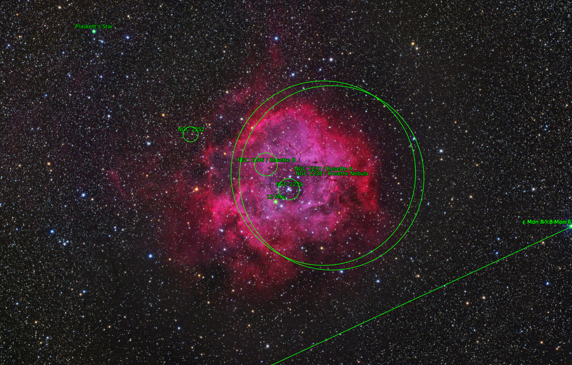 Sternkarten-Overlay (Astrometry.net)