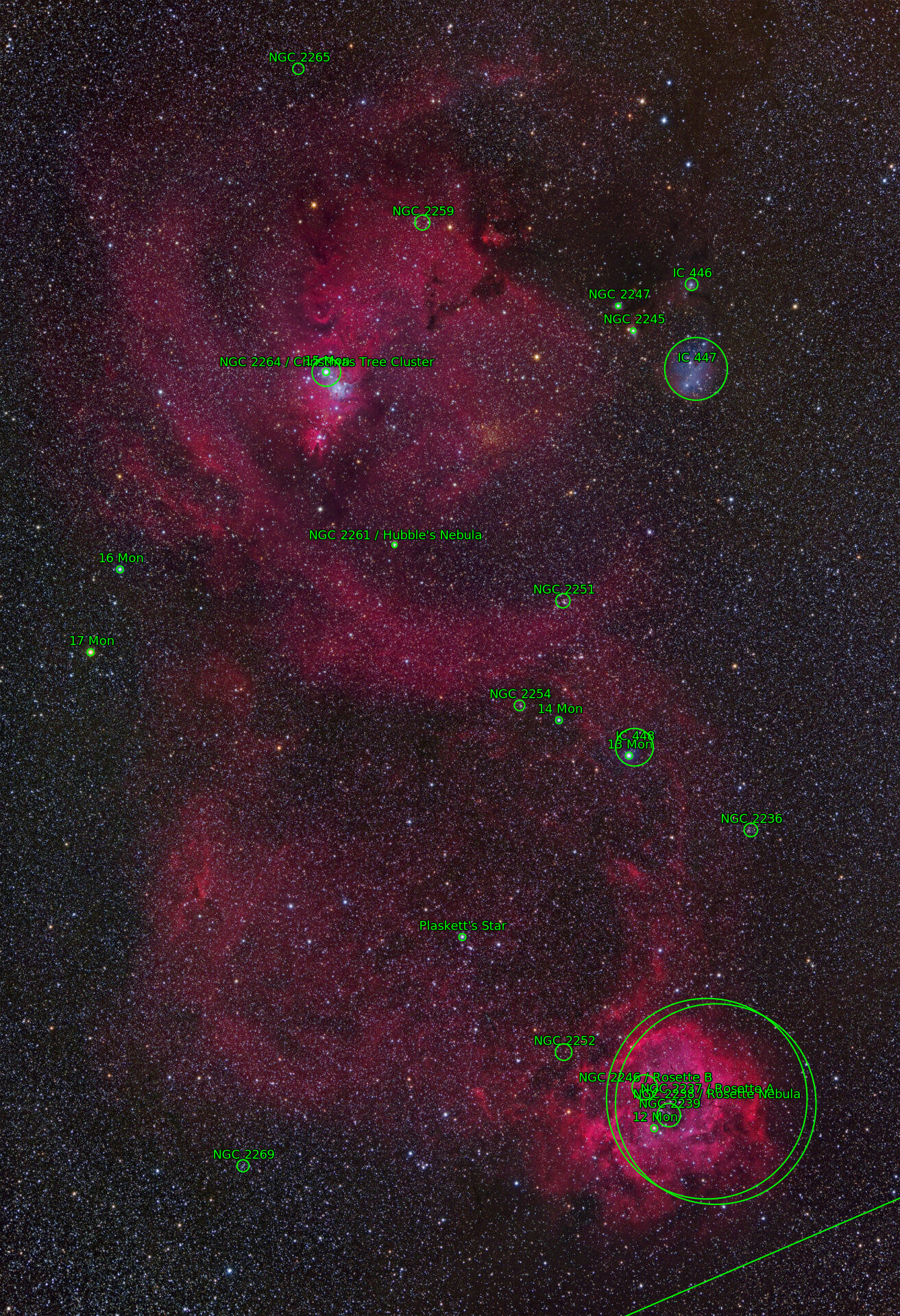 Sternkarten-Overlay (Astrometry.net)