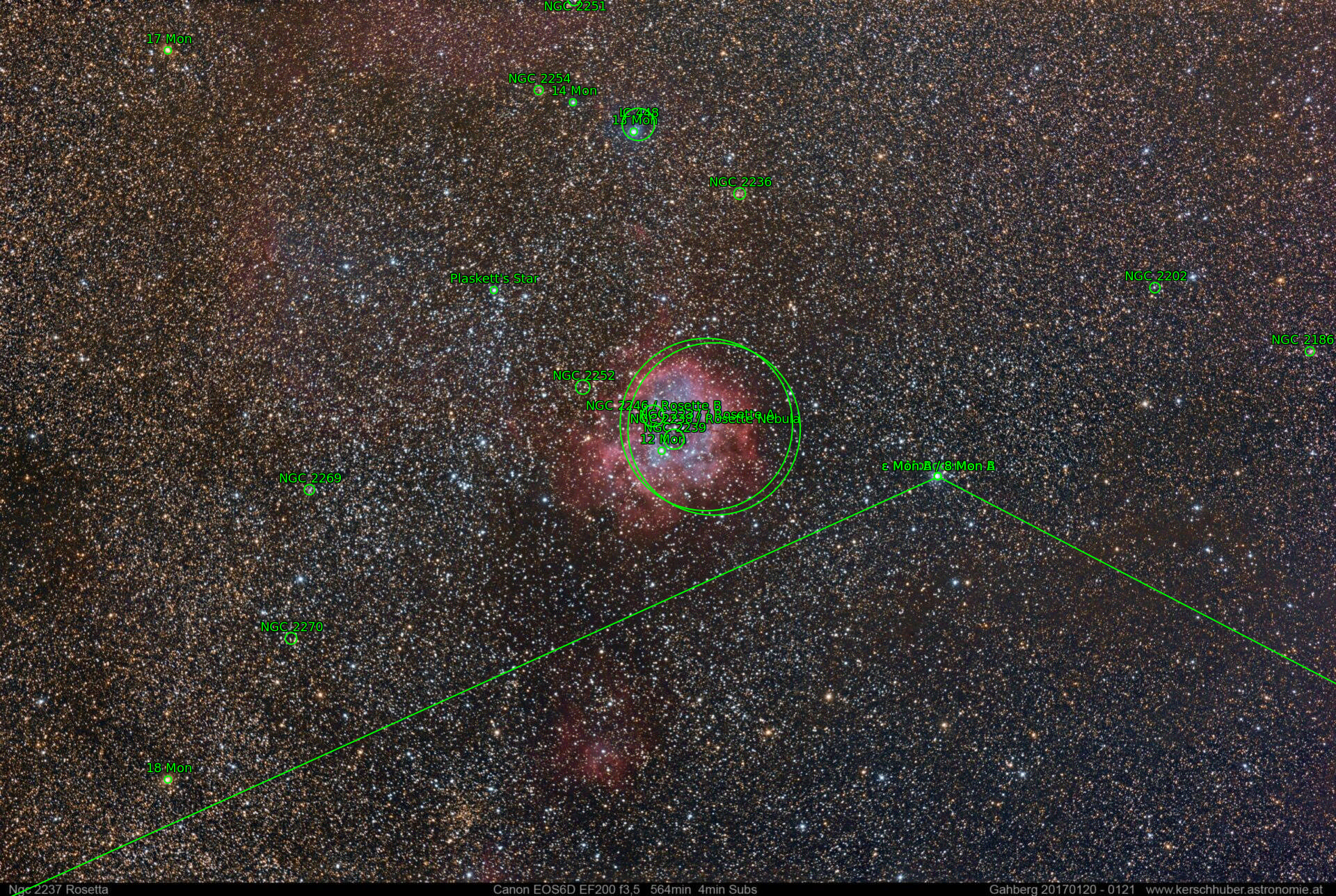Sternkarten-Overlay (Astrometry.net)