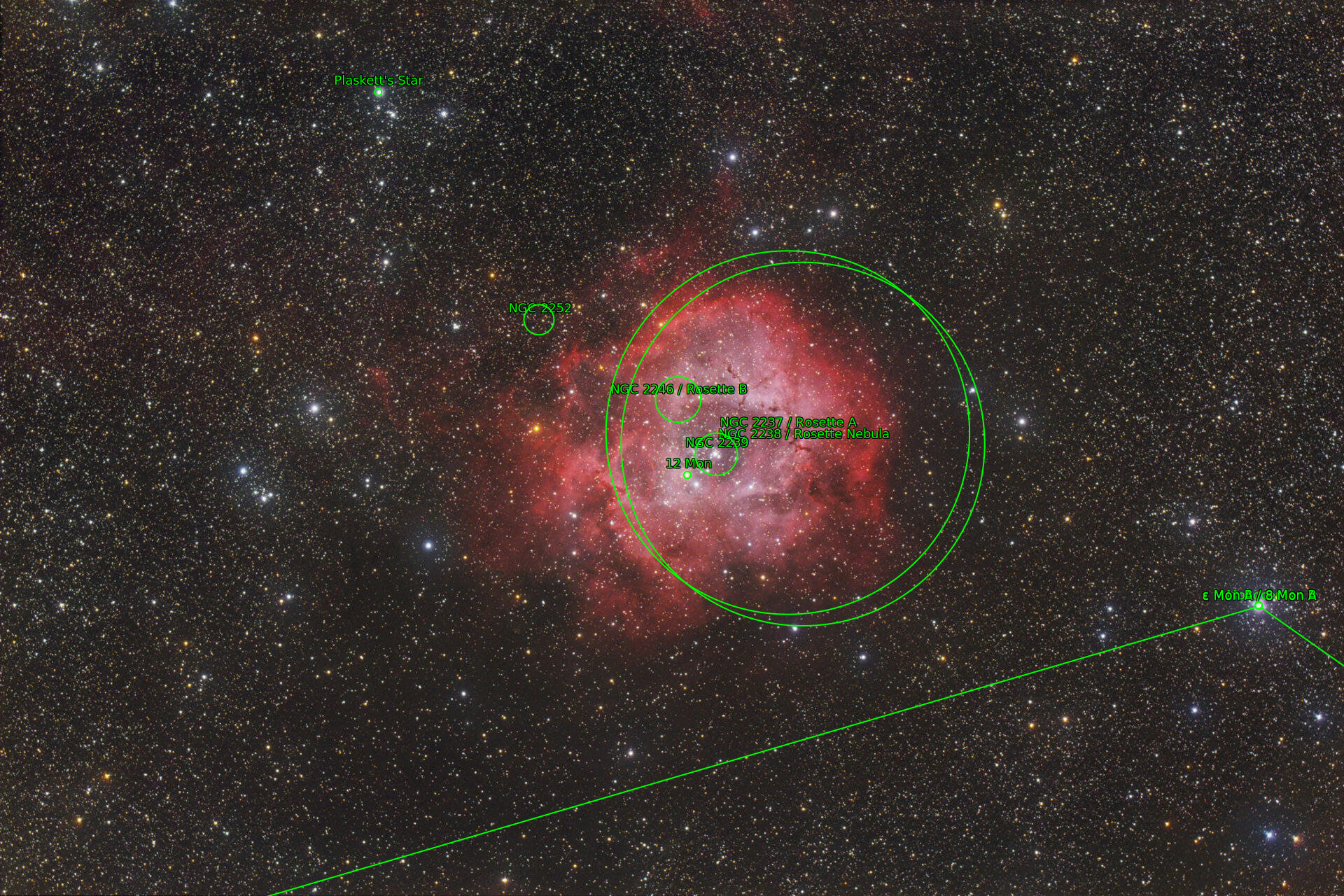 Sternkarten-Overlay (Astrometry.net)