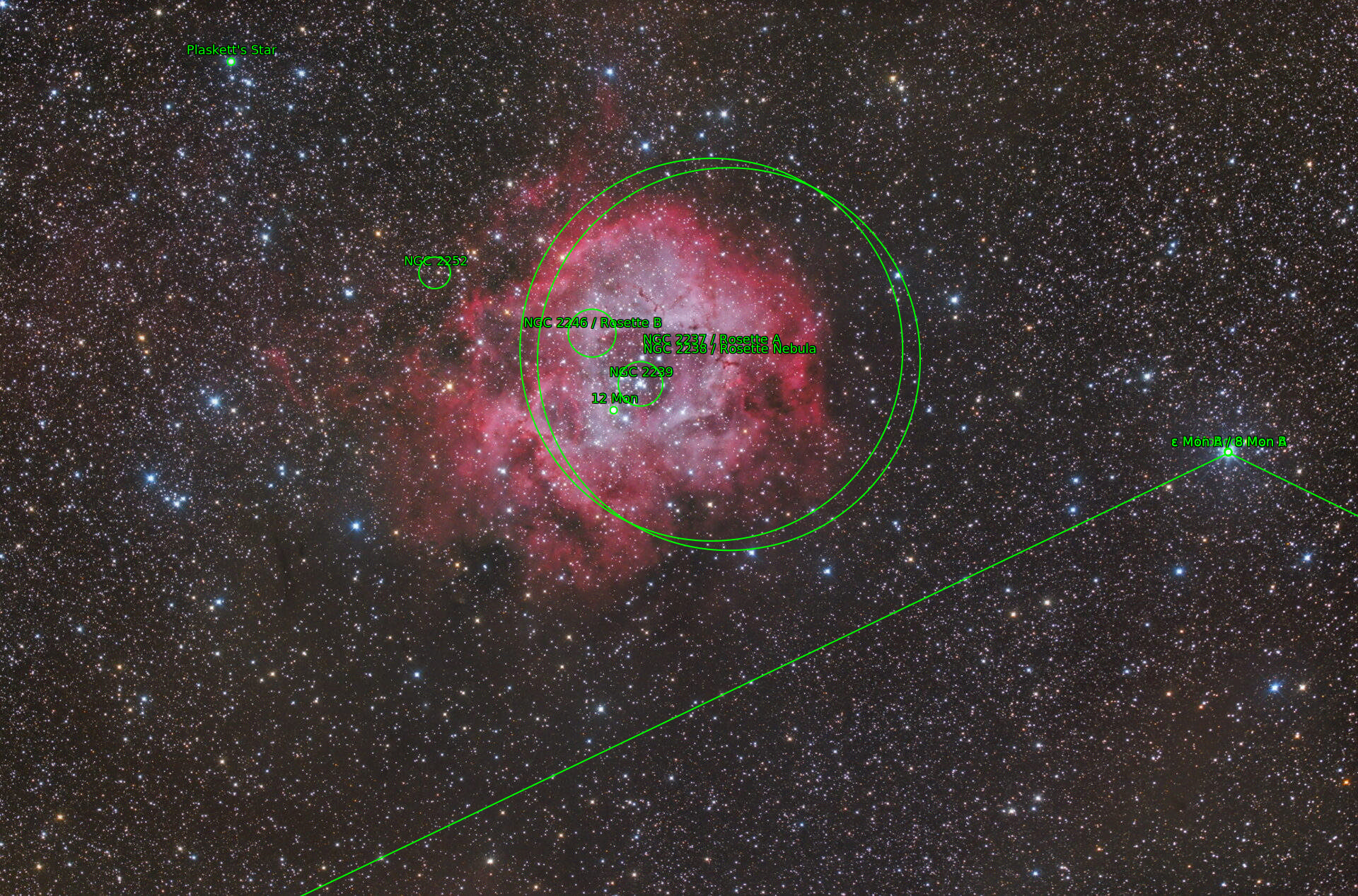Sternkarten-Overlay (Astrometry.net)