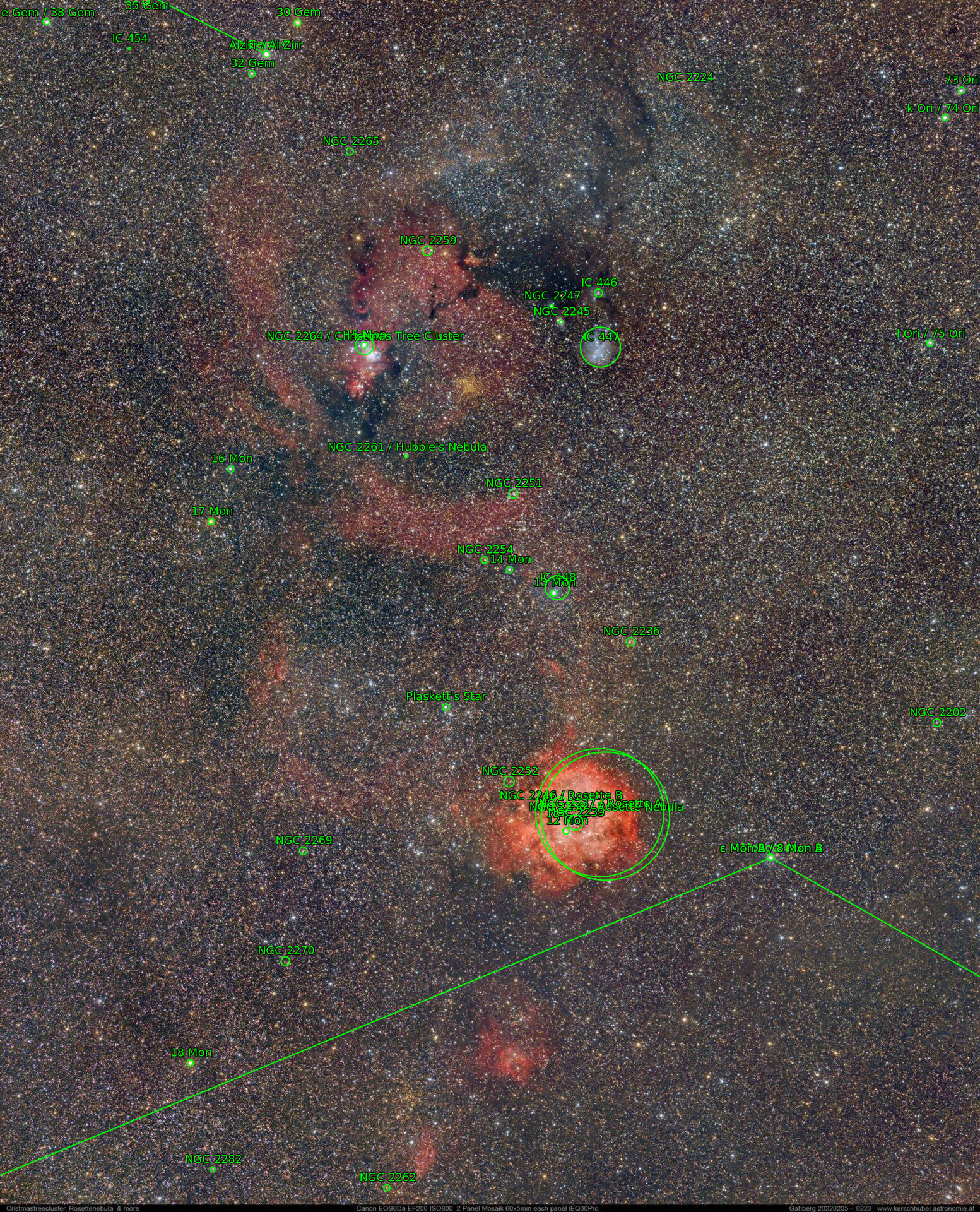 Sternkarten-Overlay (Astrometry.net)
