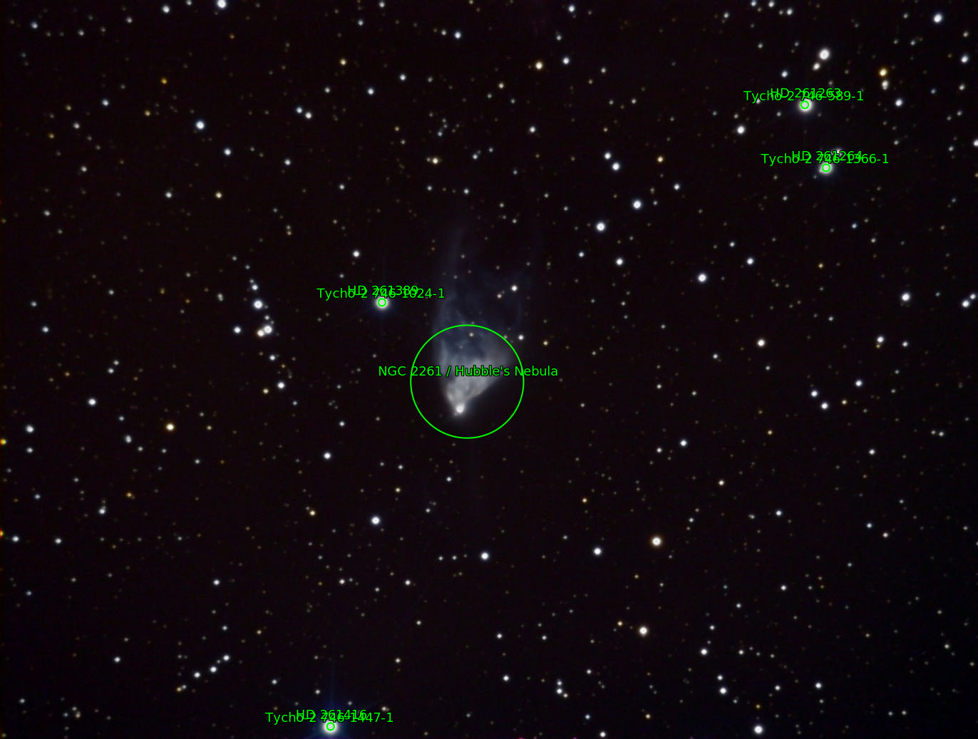 Sternkarten-Overlay (Astrometry.net)
