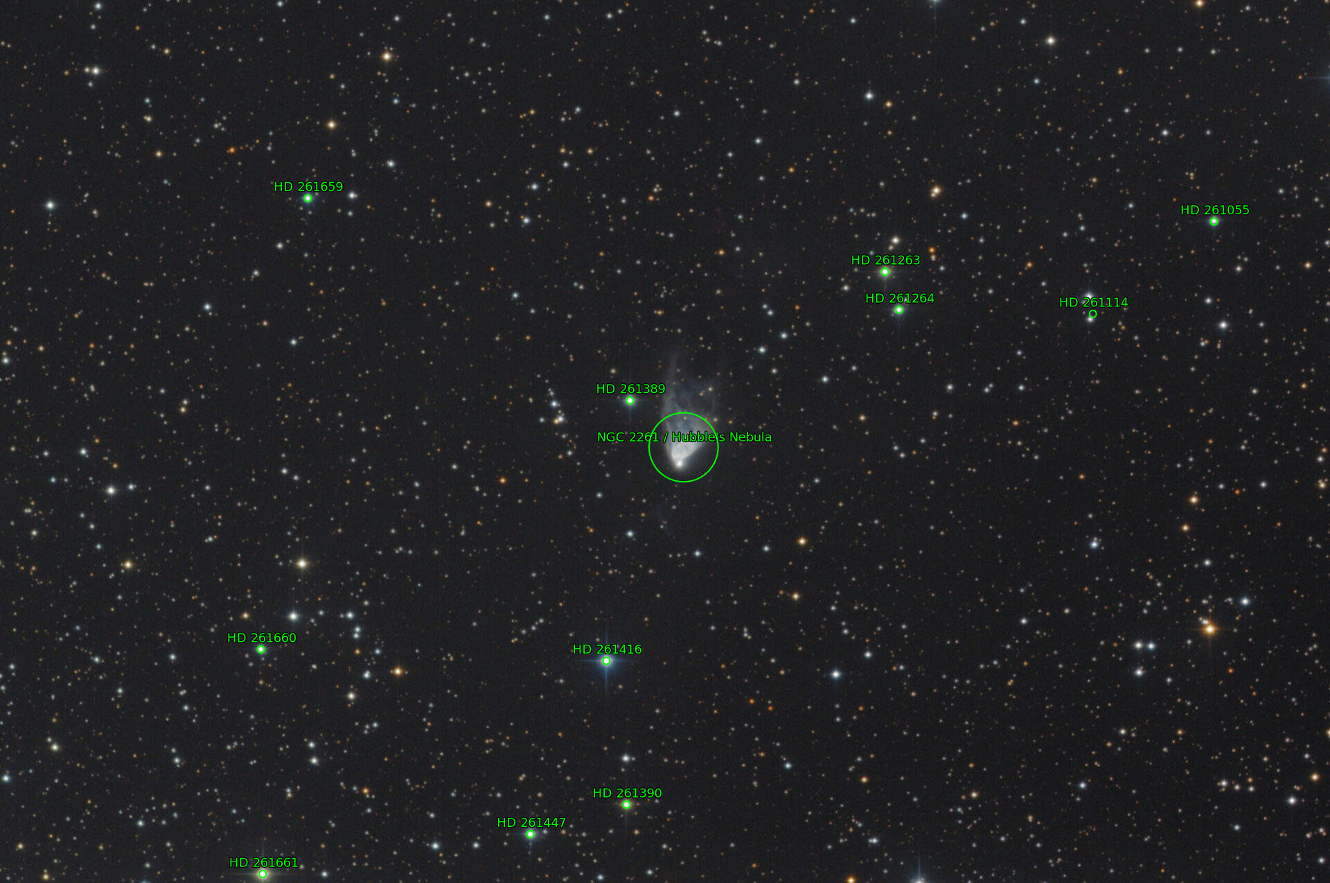 Sternkarten-Overlay (Astrometry.net)