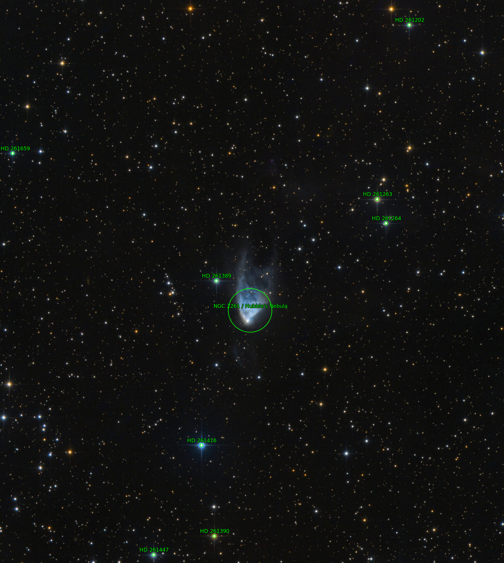 Sternkarten-Overlay (Astrometry.net)