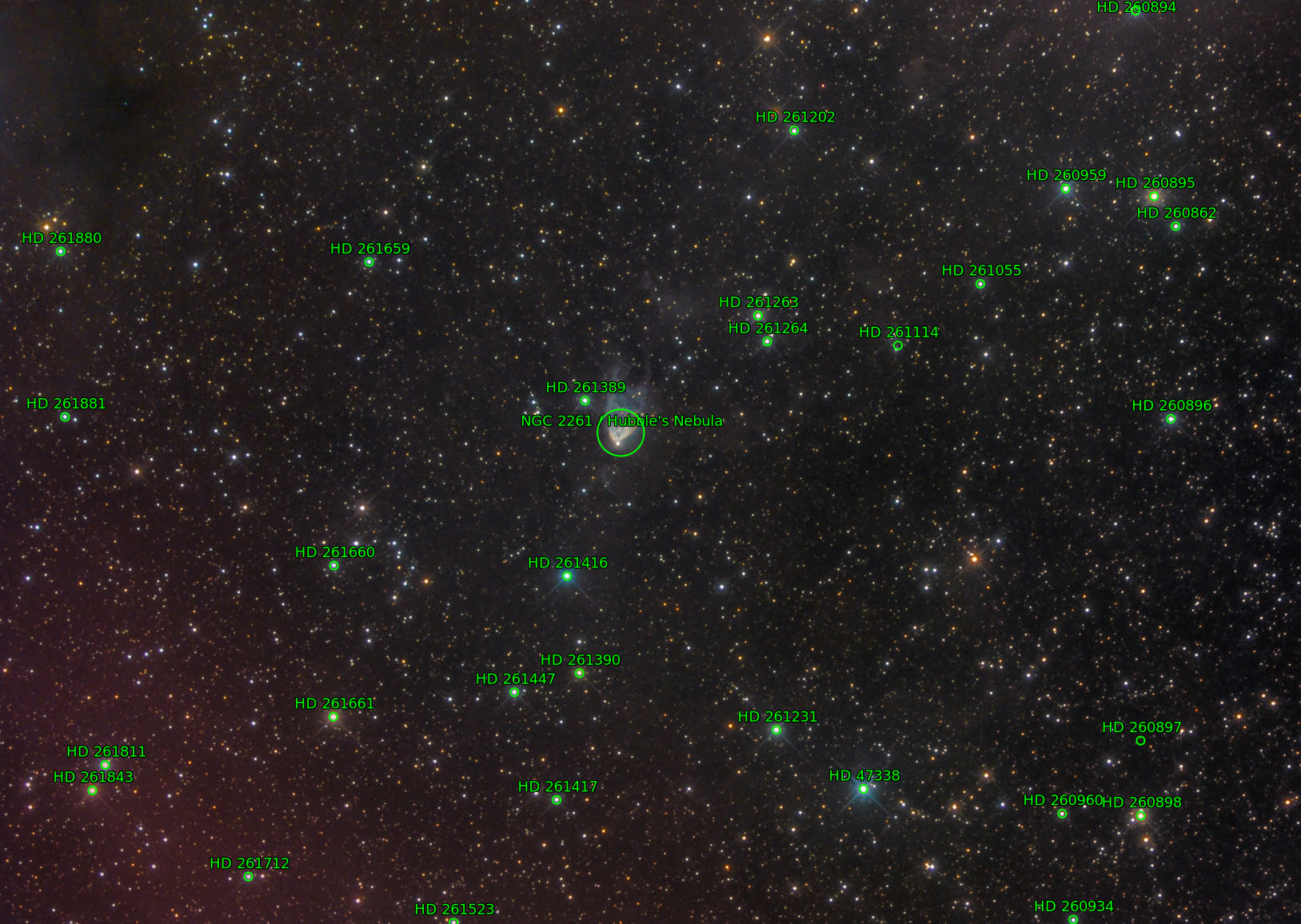 Sternkarten-Overlay (Astrometry.net)