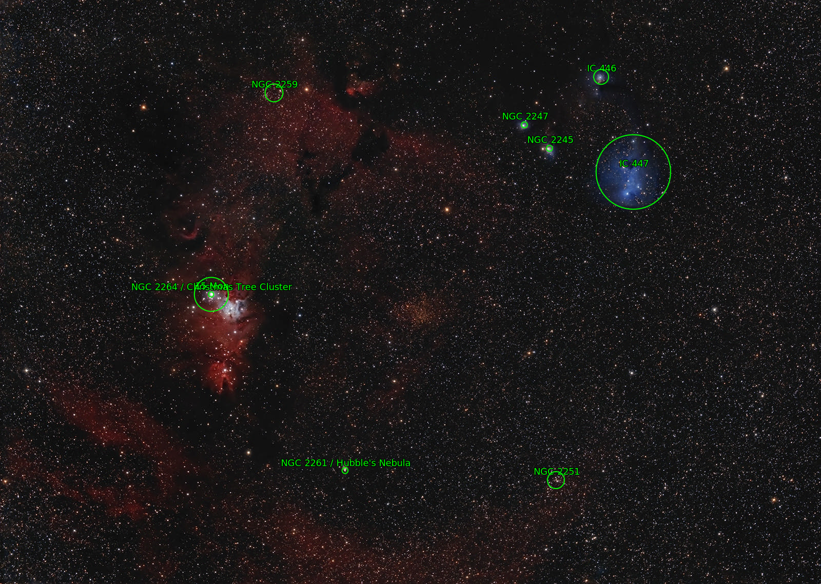 Sternkarten-Overlay (Astrometry.net)