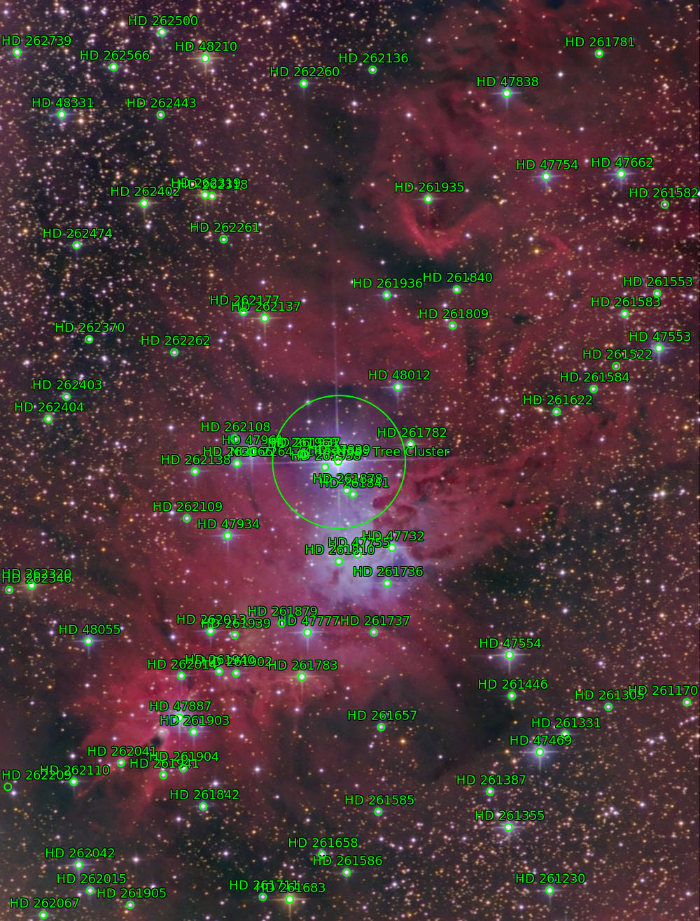 Sternkarten-Overlay (Astrometry.net)