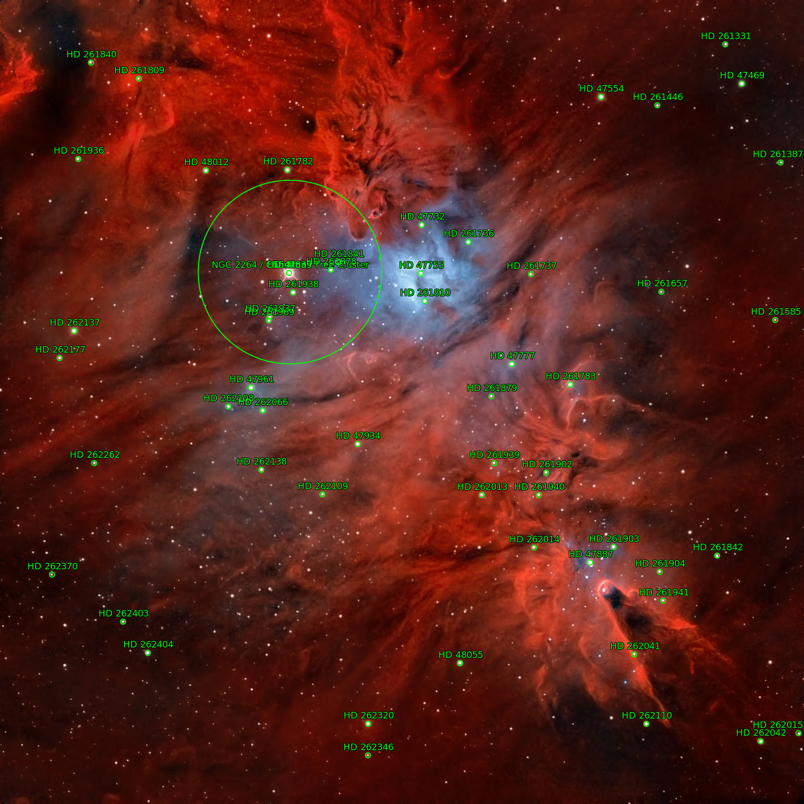 Sternkarten-Overlay (Astrometry.net)