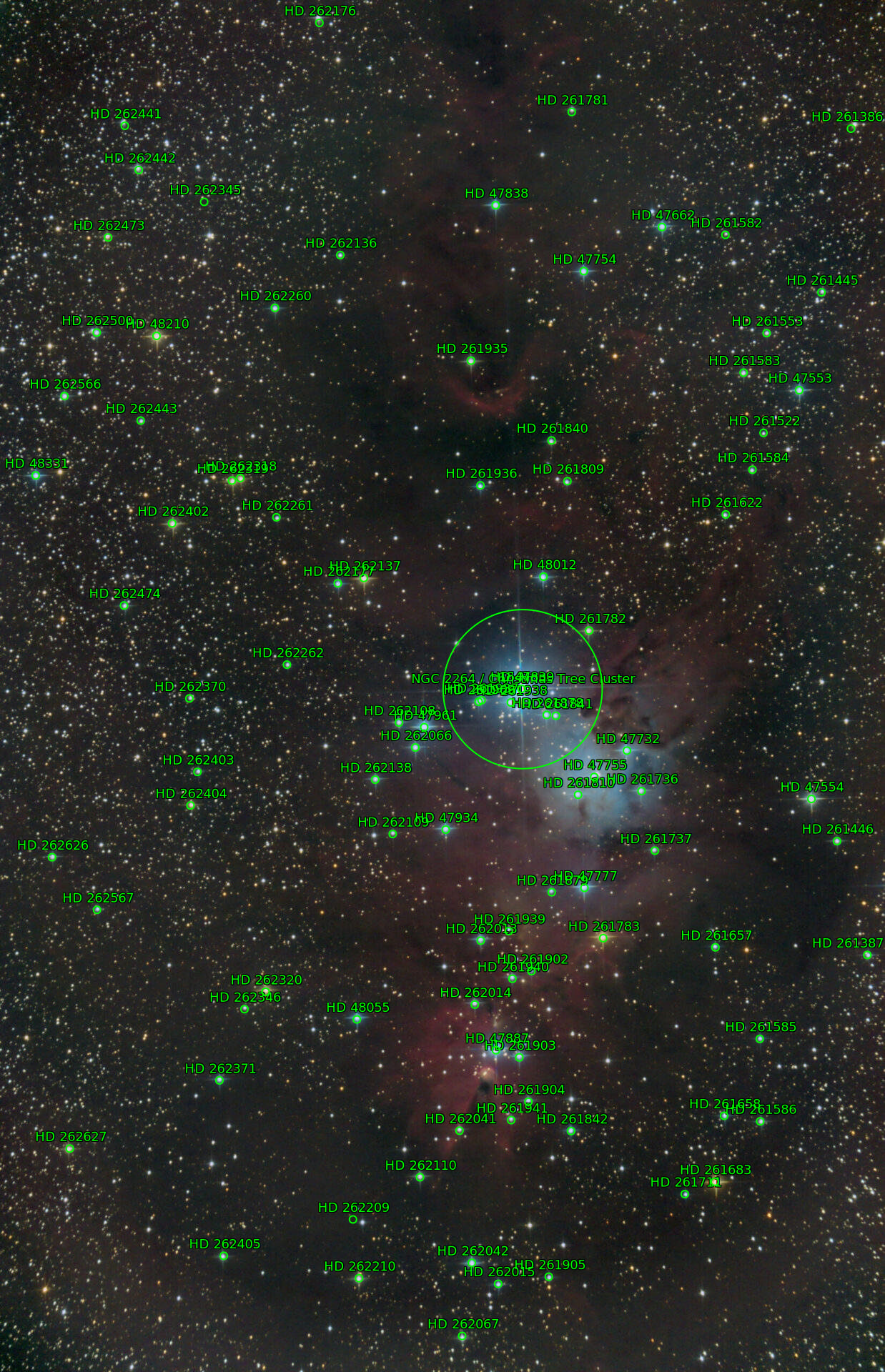 Sternkarten-Overlay (Astrometry.net)