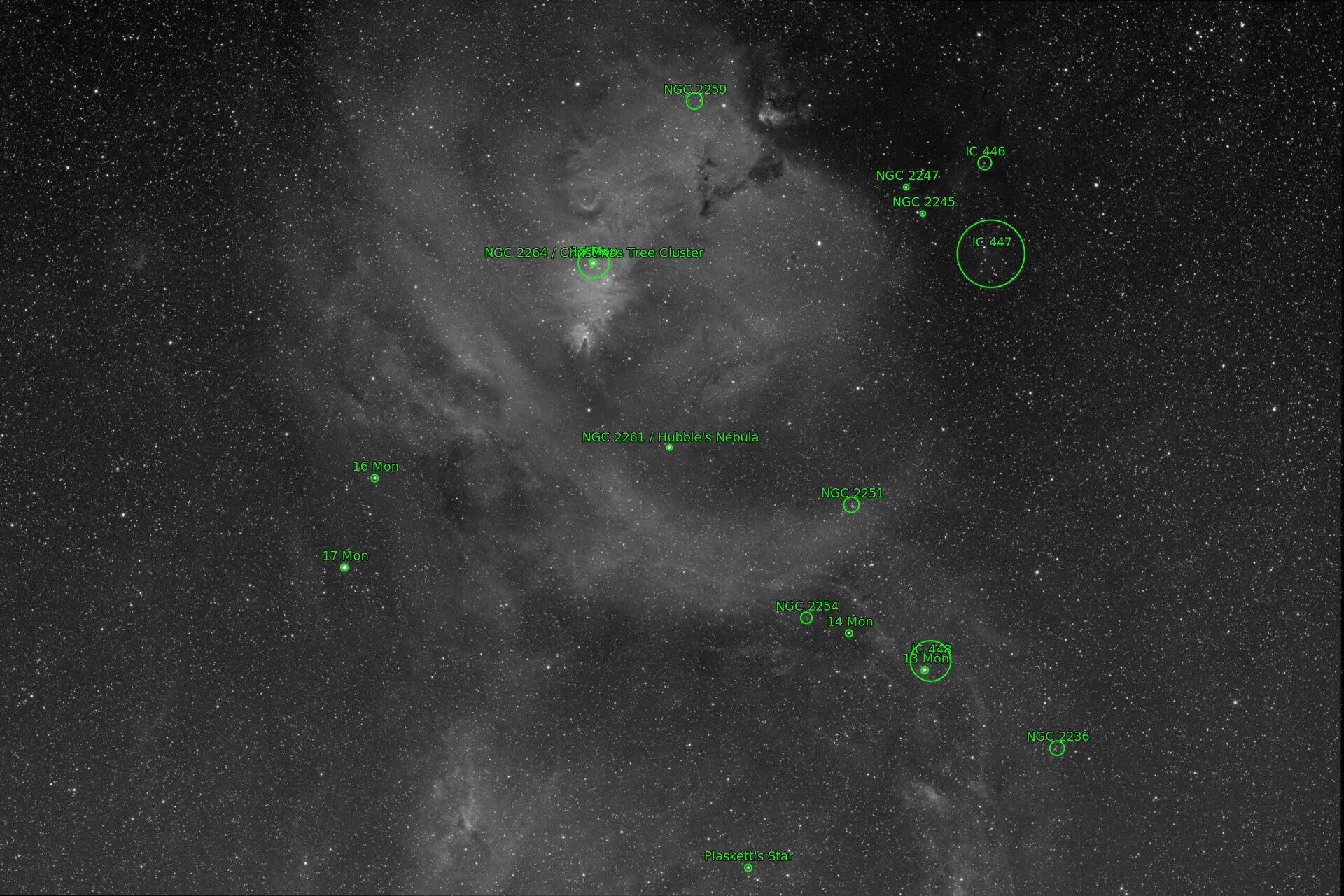 Sternkarten-Overlay (Astrometry.net)