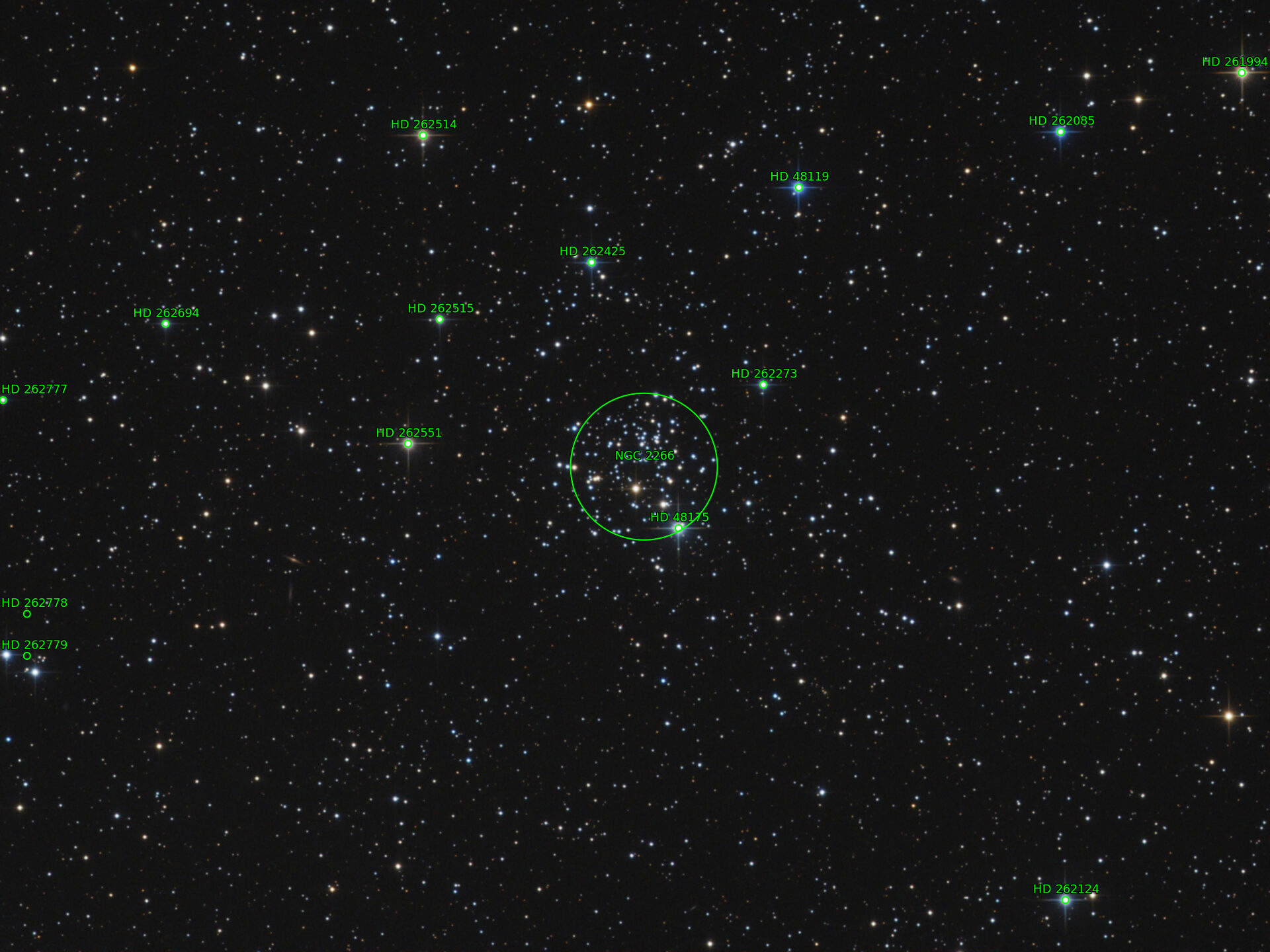 Sternkarten-Overlay (Astrometry.net)