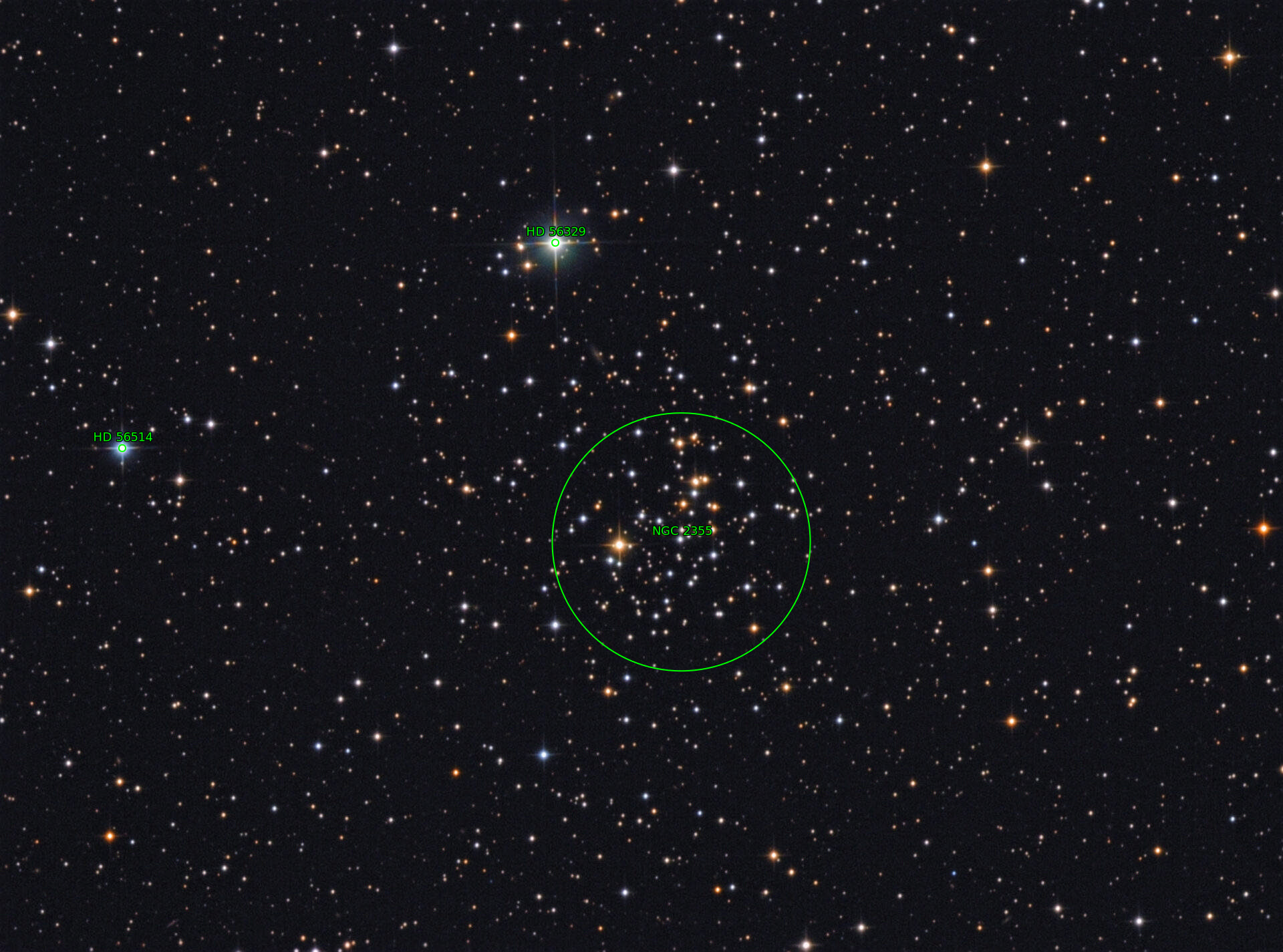 Sternkarten-Overlay (Astrometry.net)