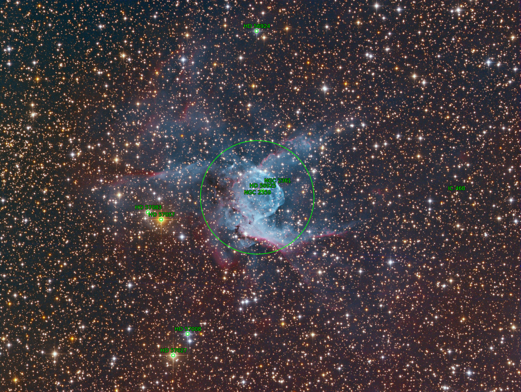 Sternkarten-Overlay (Astrometry.net)