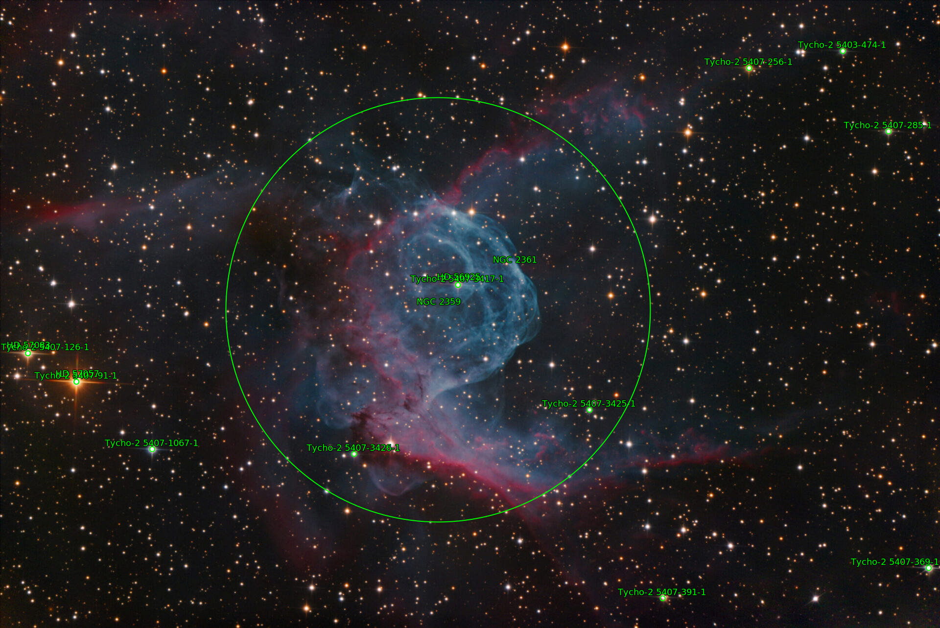 Sternkarten-Overlay (Astrometry.net)